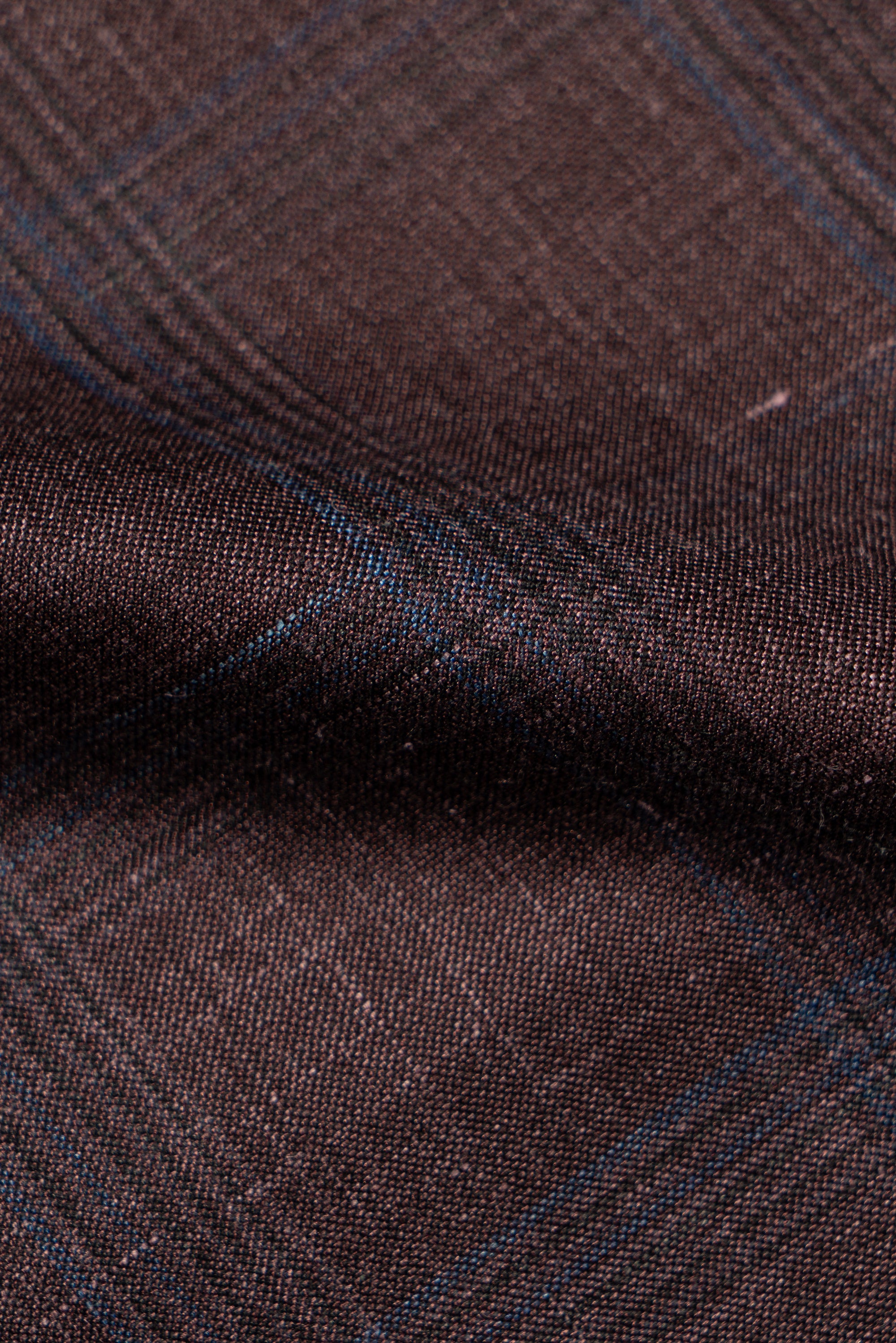 MTO Burgundy Overcheck Wool Silk Cashmere Linen Jacket #771