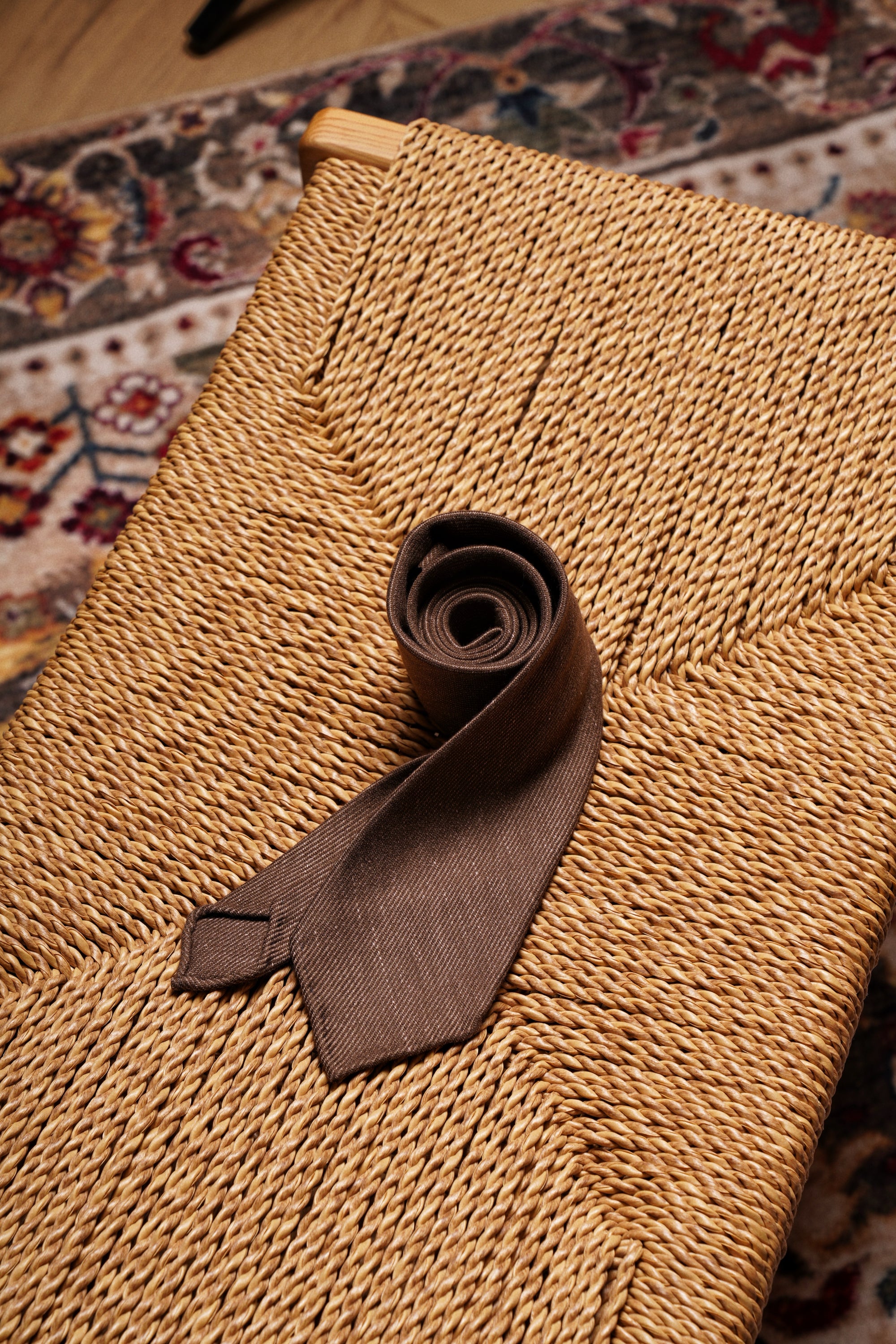 3-fold Handrolled Edge Tie #1