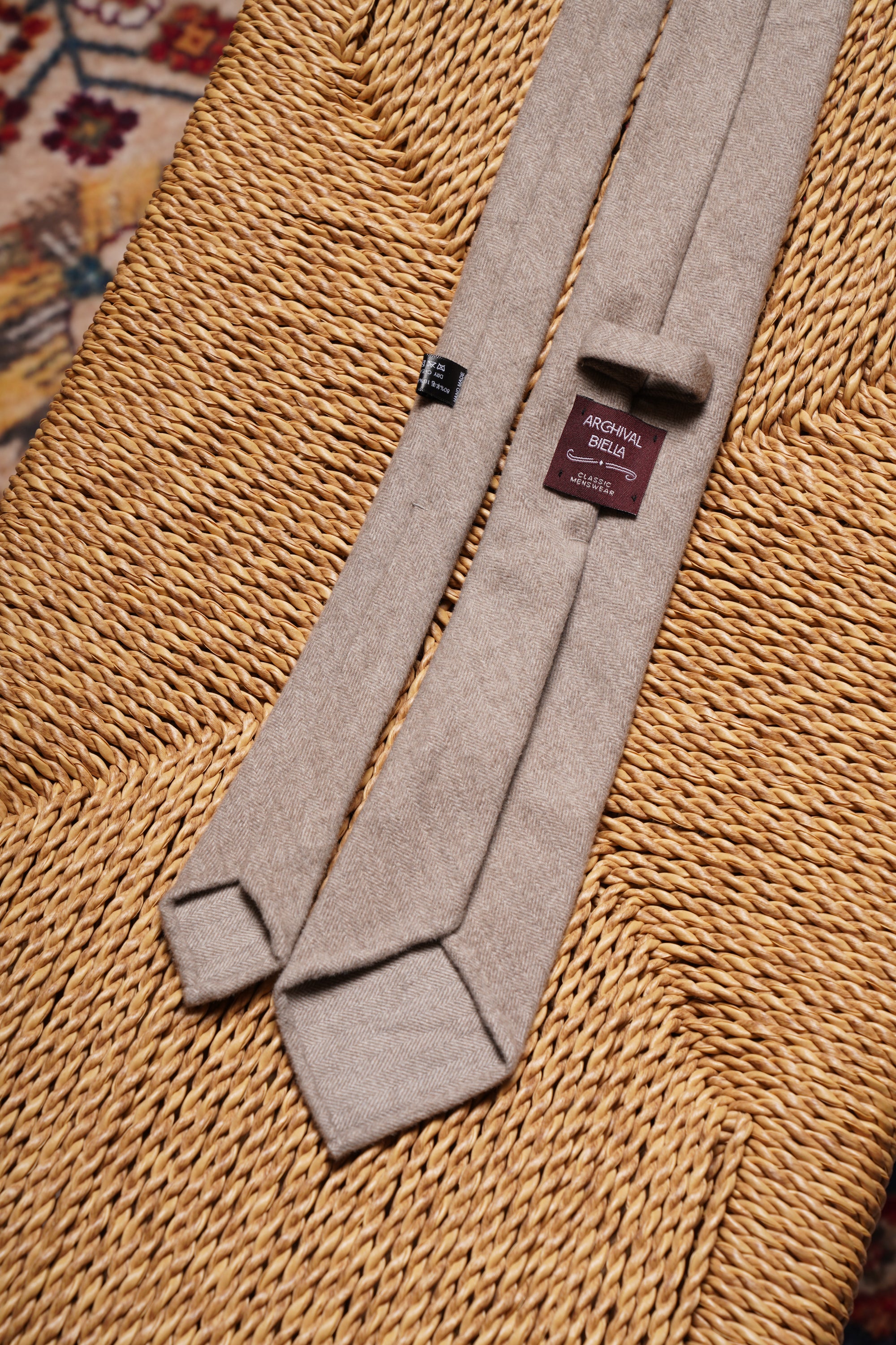3-fold Handrolled Edge Tie #1