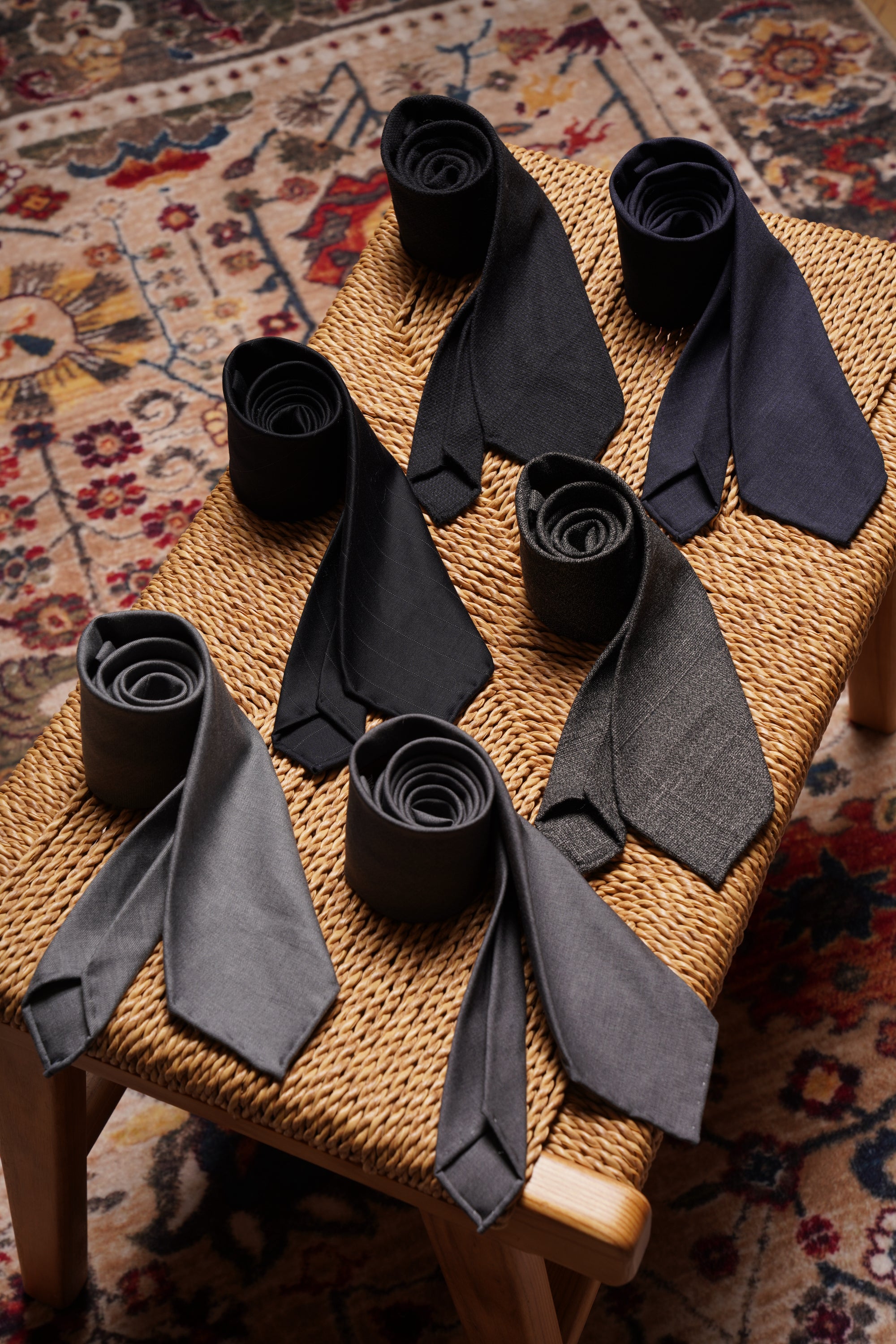 3-fold Handrolled Edge Tie #2