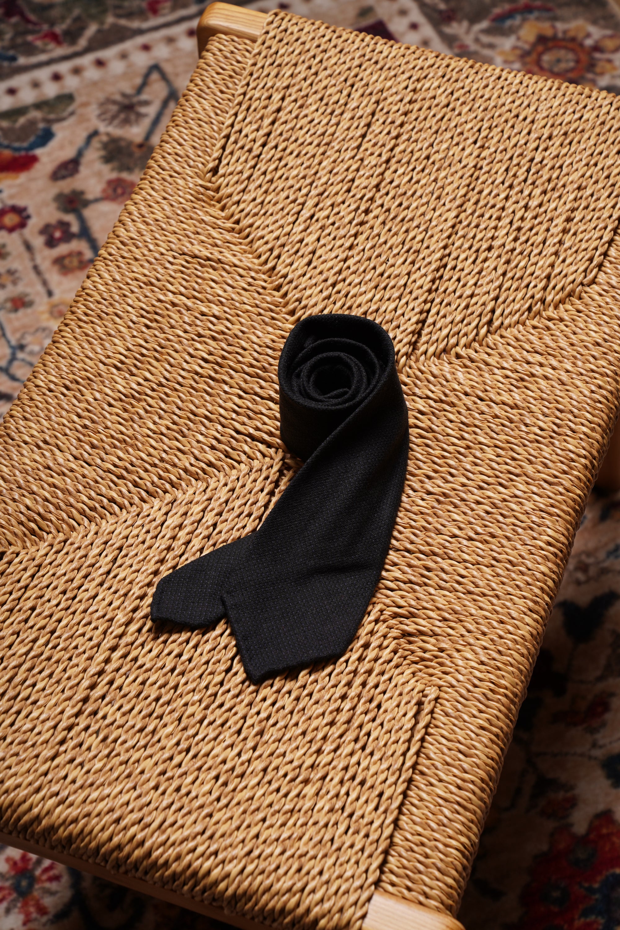 3-fold Handrolled Edge Tie #2