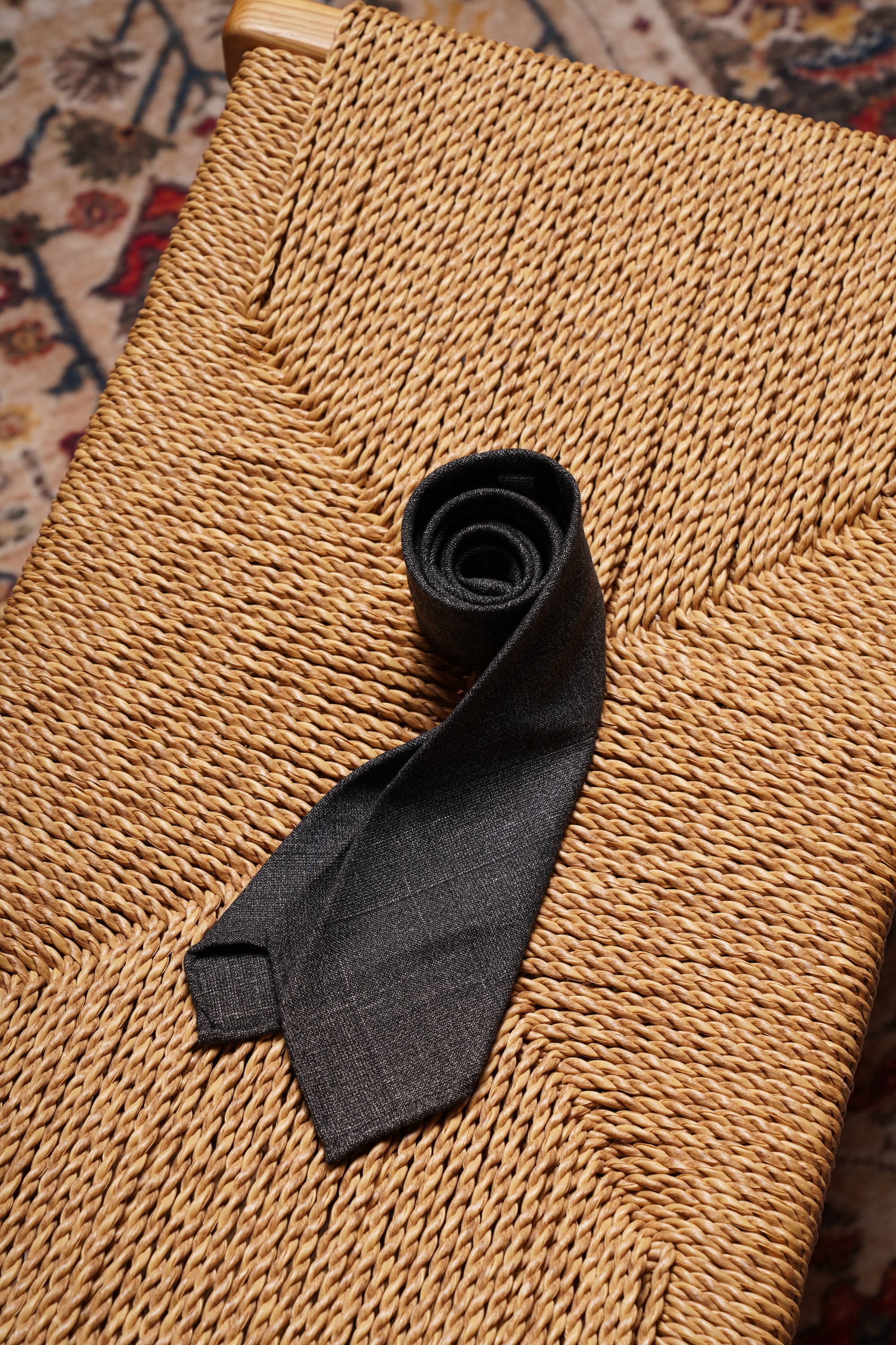 3-fold Handrolled Edge Tie #2