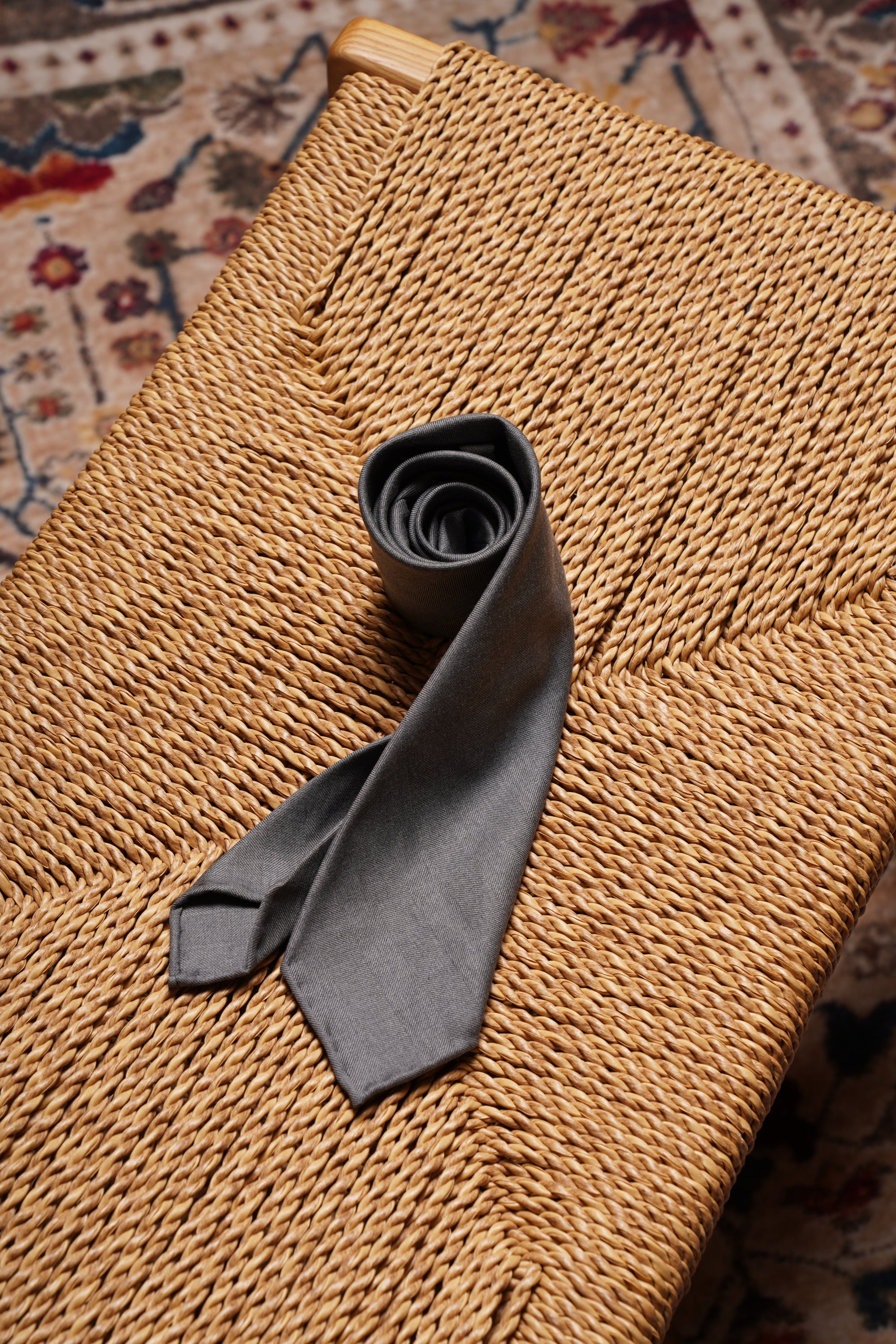 3-fold Handrolled Edge Tie #2