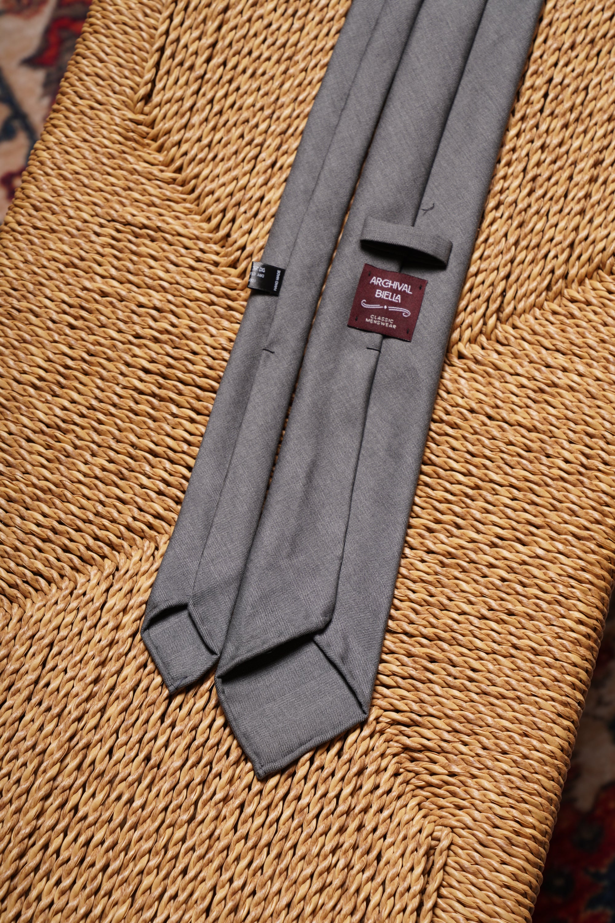 3-fold Handrolled Edge Tie #2