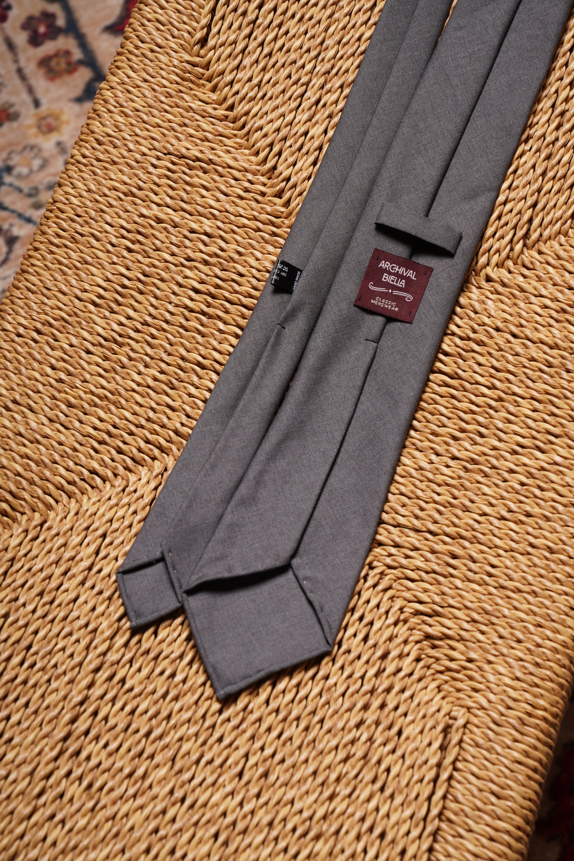 3-fold Handrolled Edge Tie #2