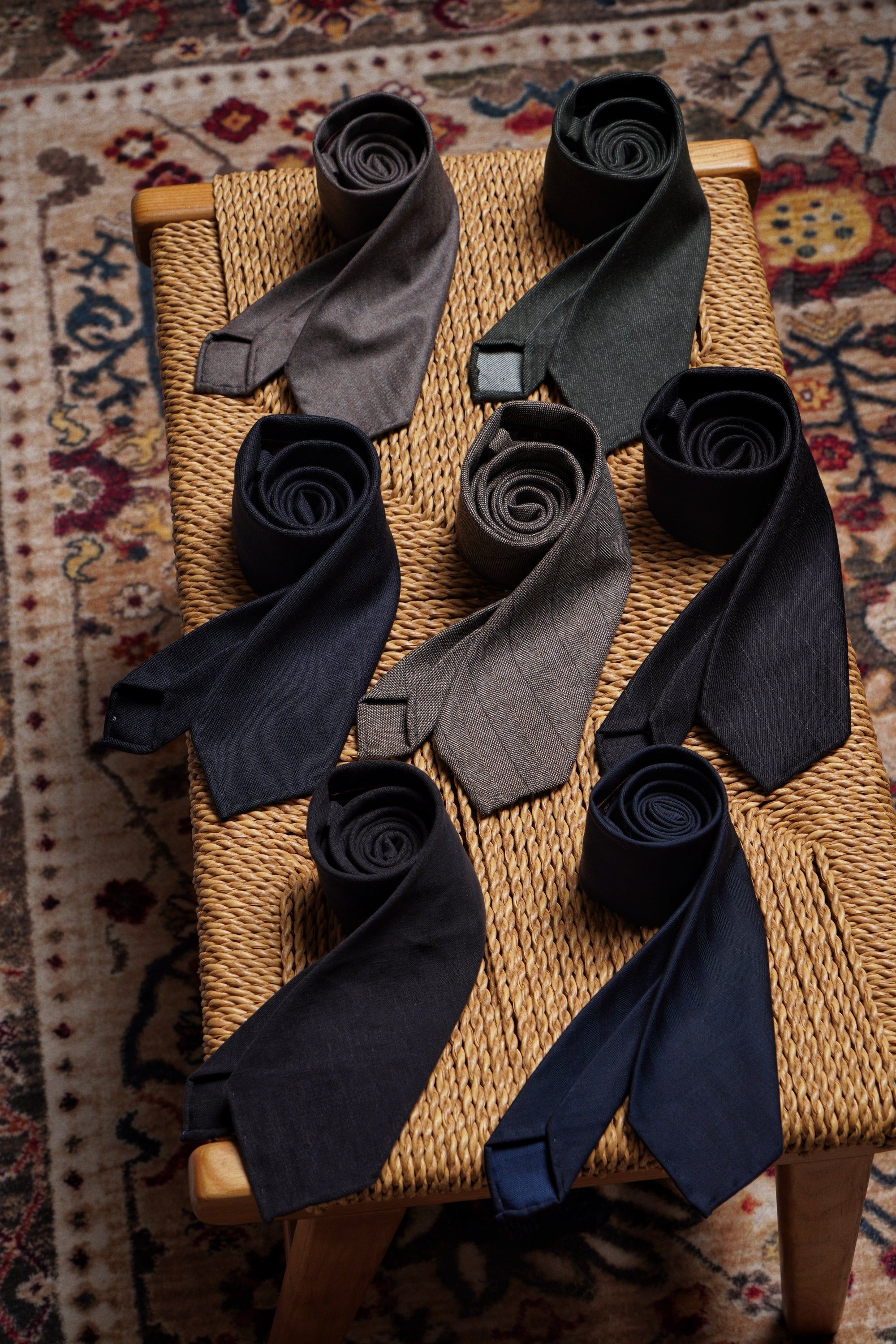 3-fold Handrolled Edge Tie #3