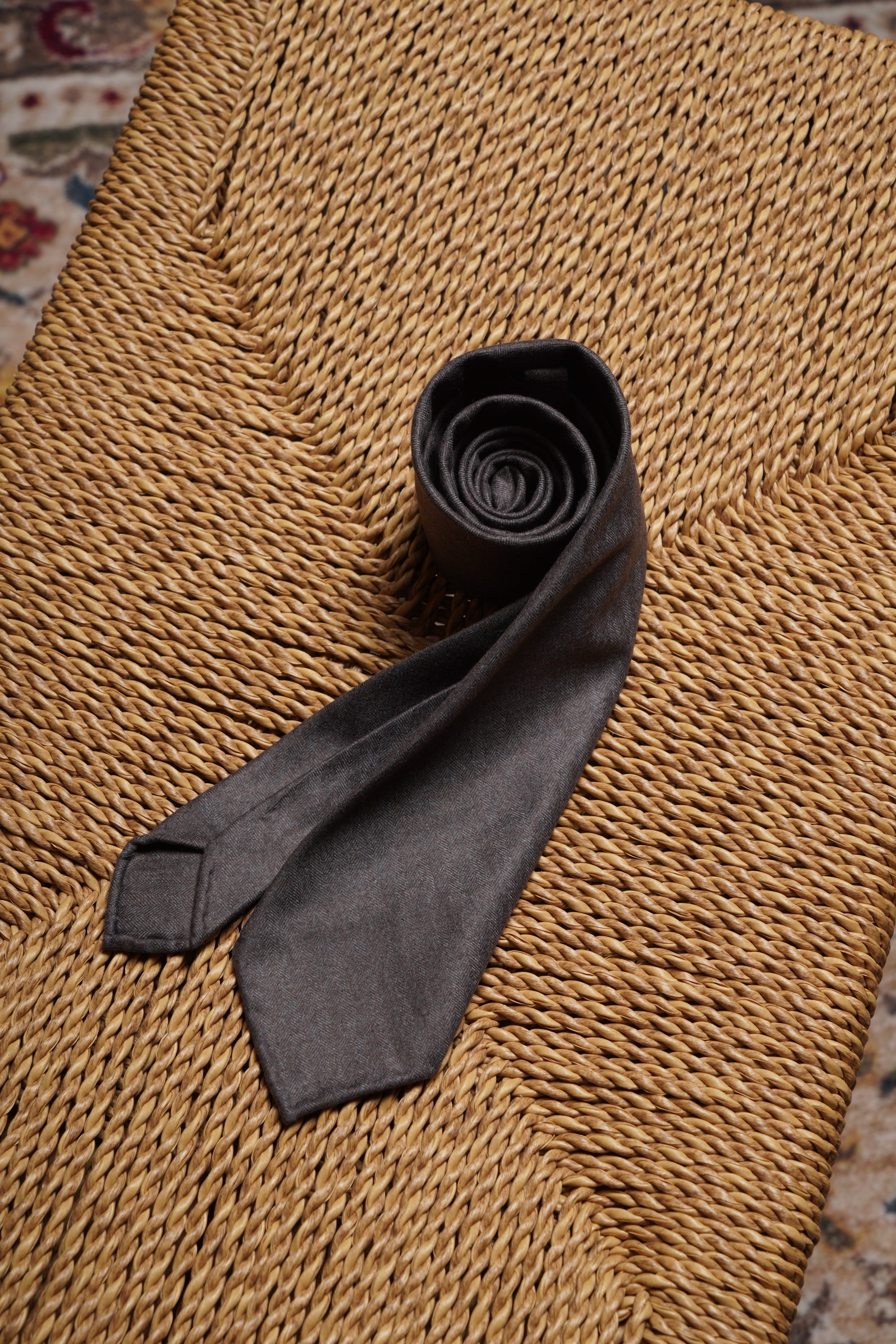 3-fold Handrolled Edge Tie #3