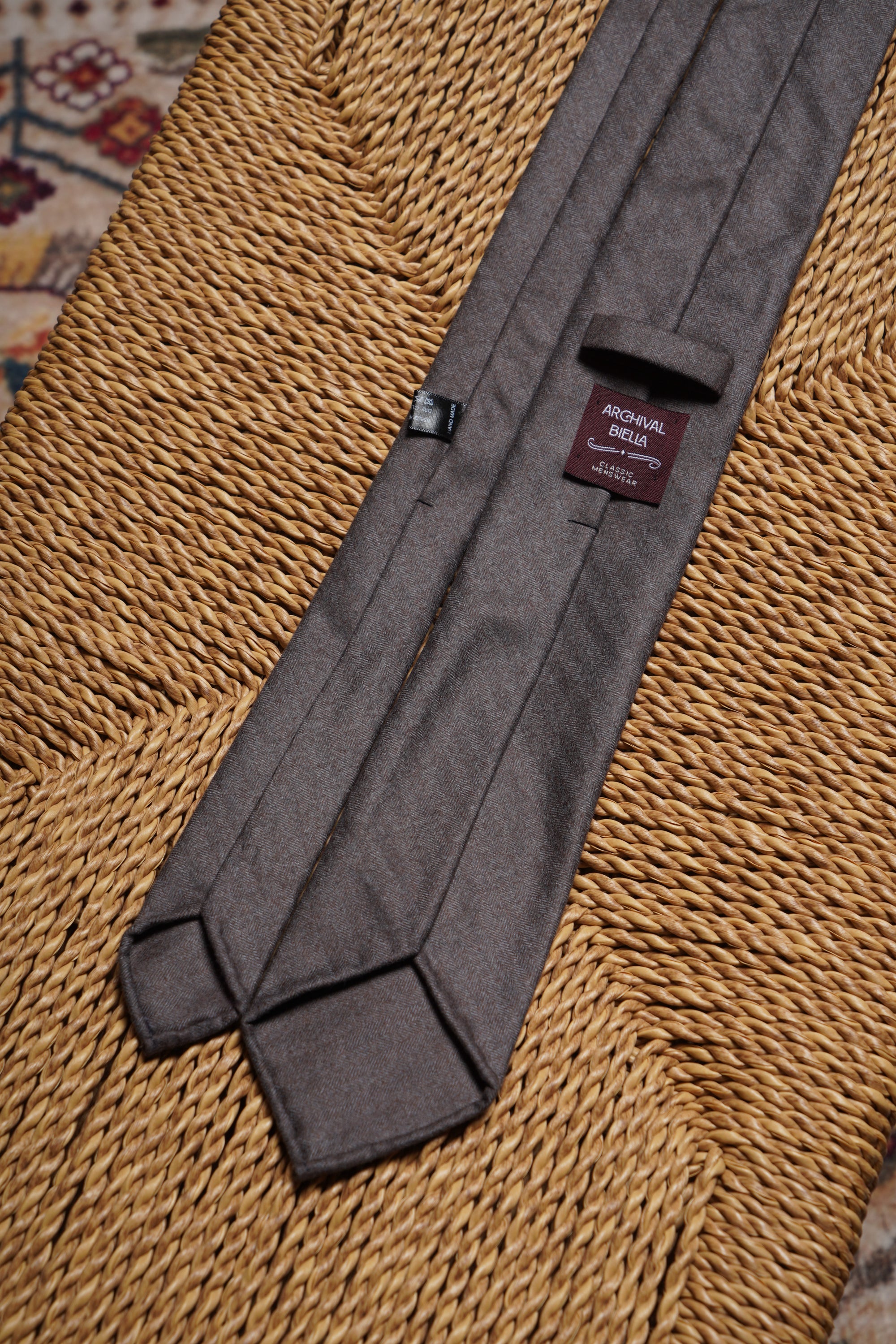 3-fold Handrolled Edge Tie #3