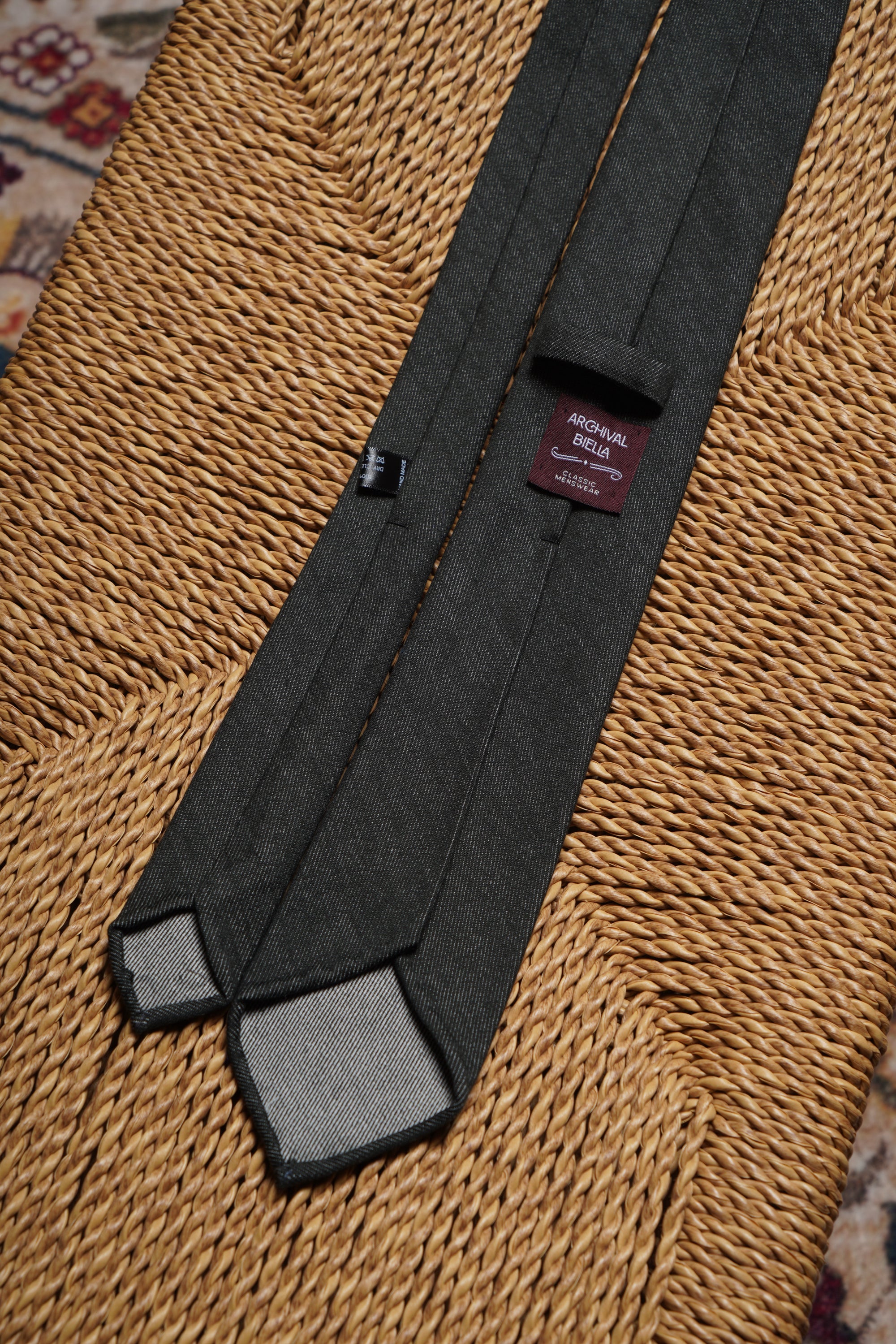 3-fold Handrolled Edge Tie #3