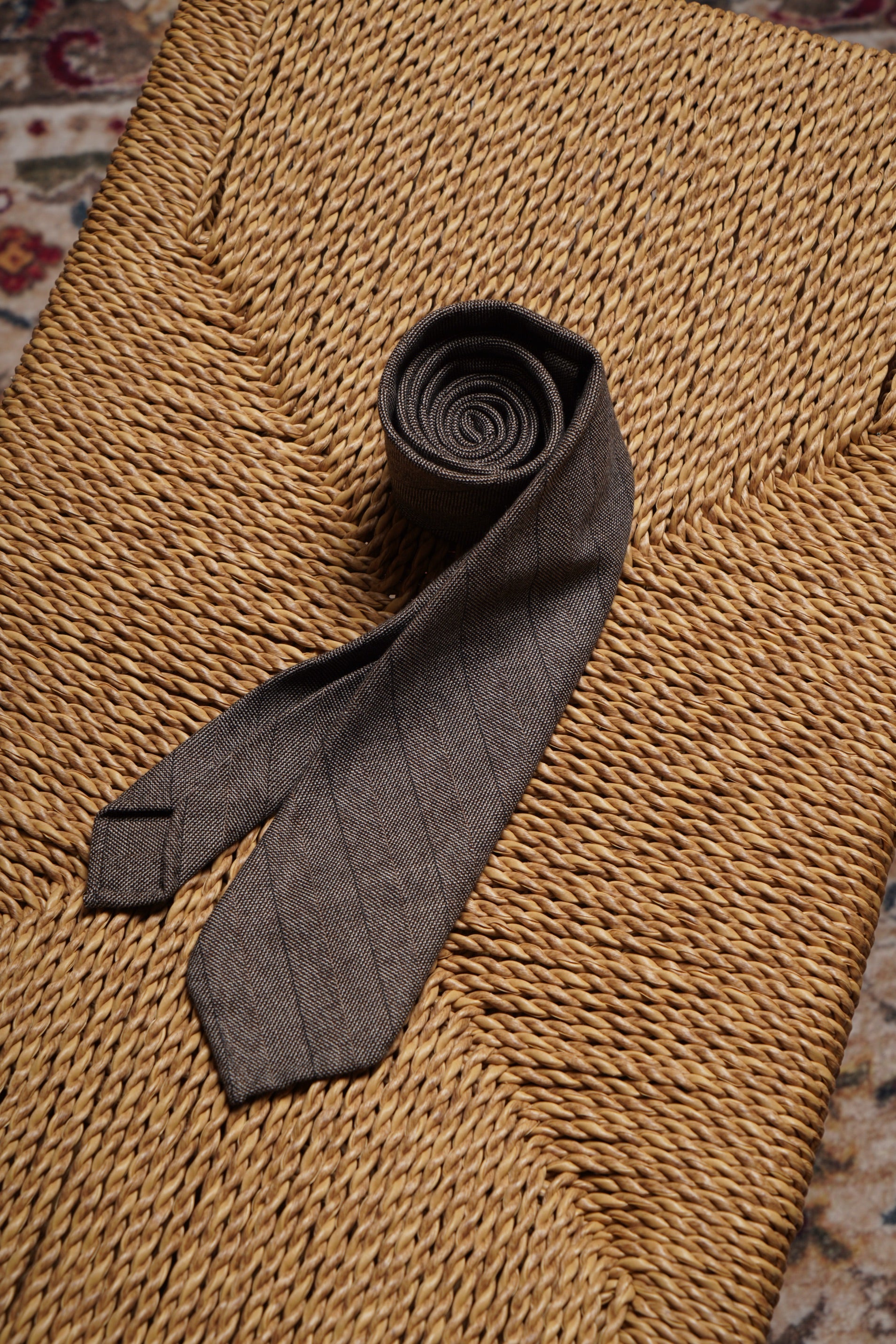 3-fold Handrolled Edge Tie #3