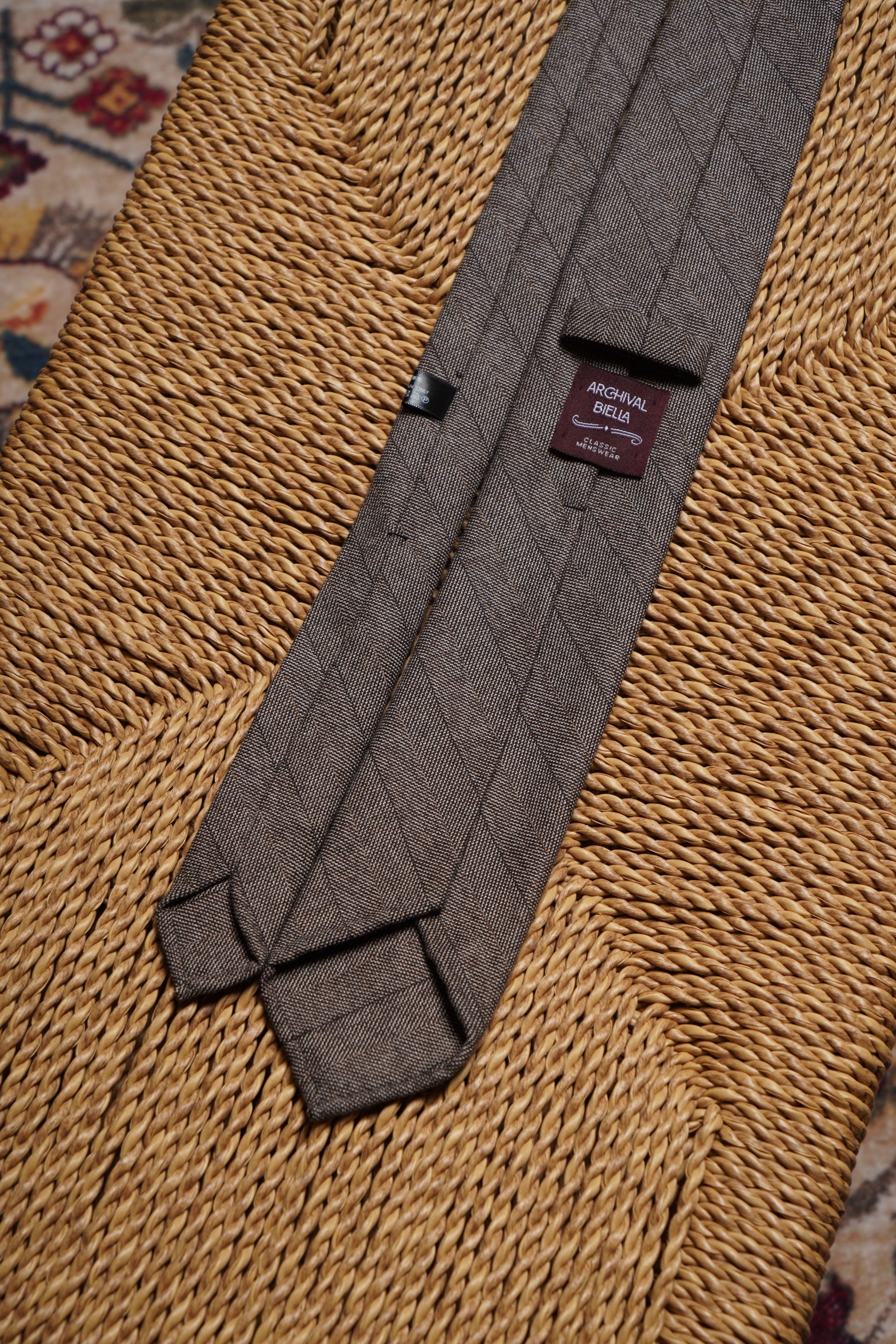 3-fold Handrolled Edge Tie #3