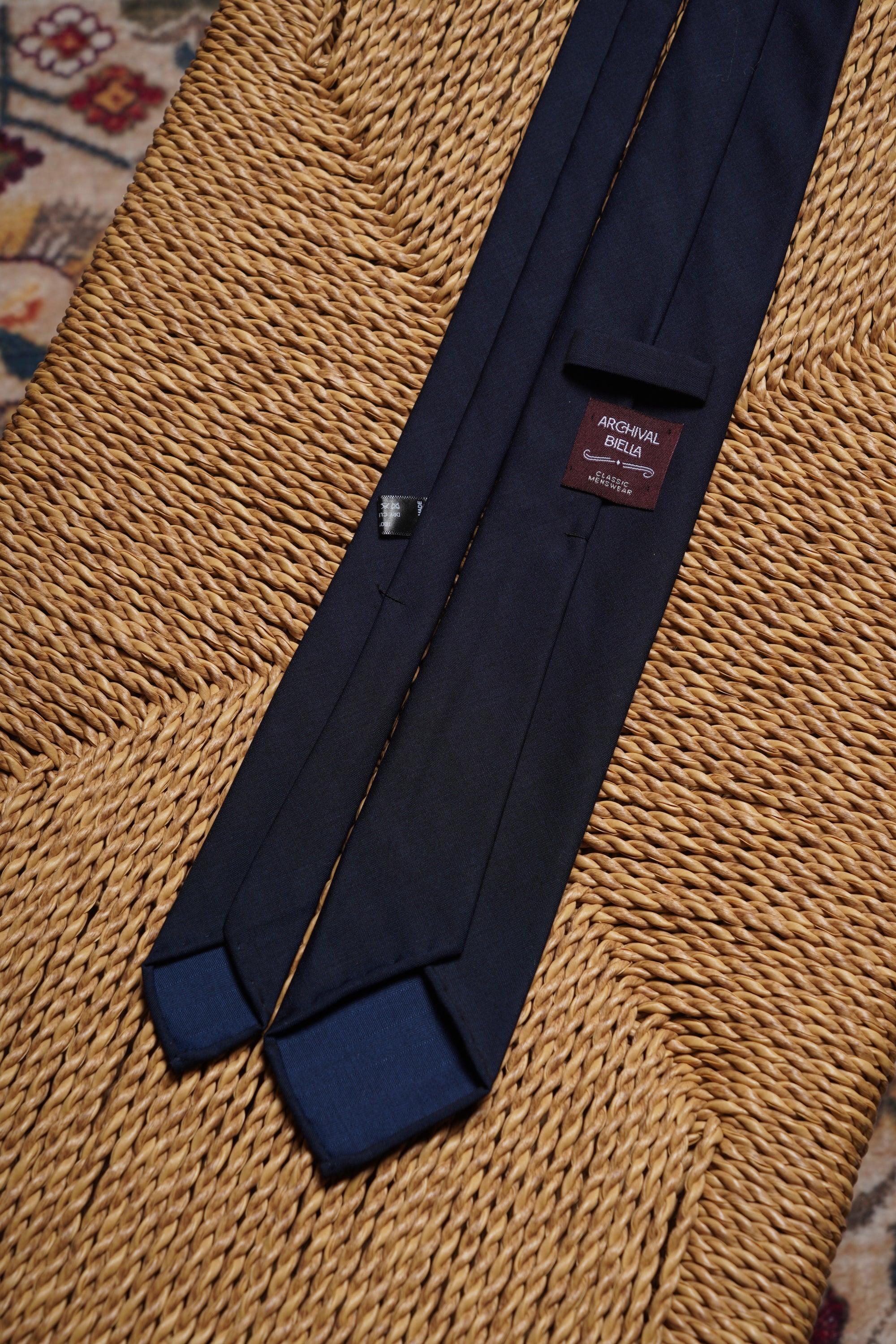 3-fold Handrolled Edge Tie #3