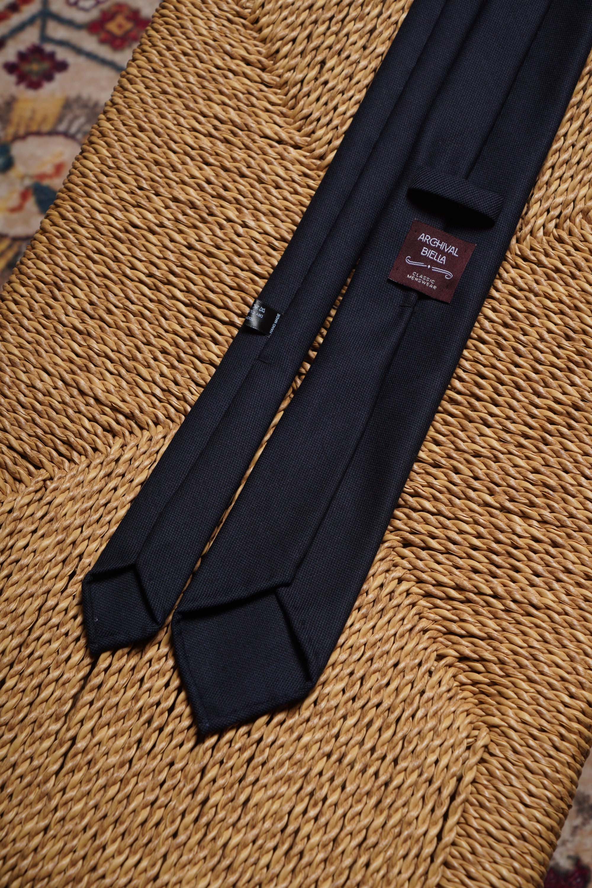 3-fold Handrolled Edge Tie #3