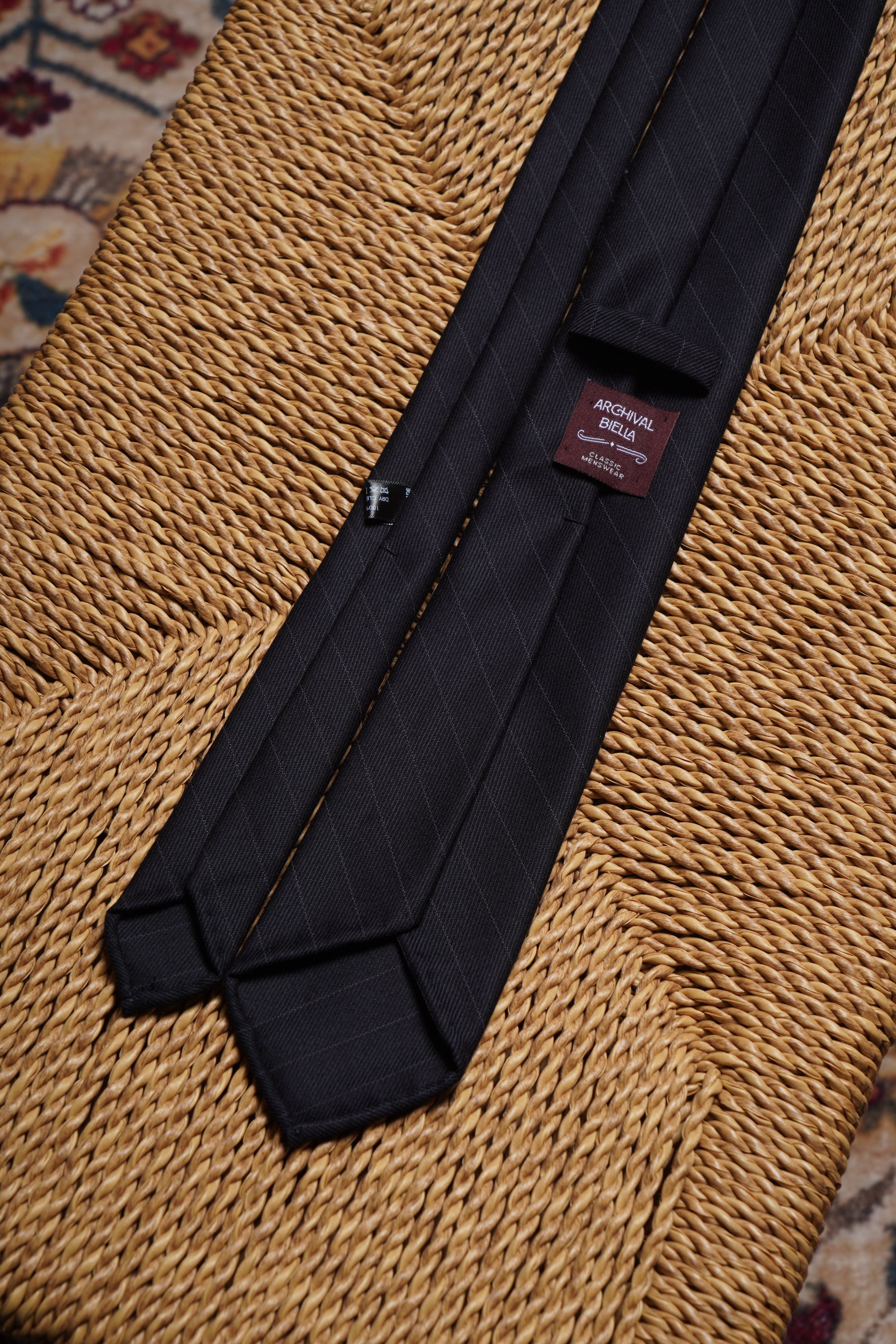 3-fold Handrolled Edge Tie #3