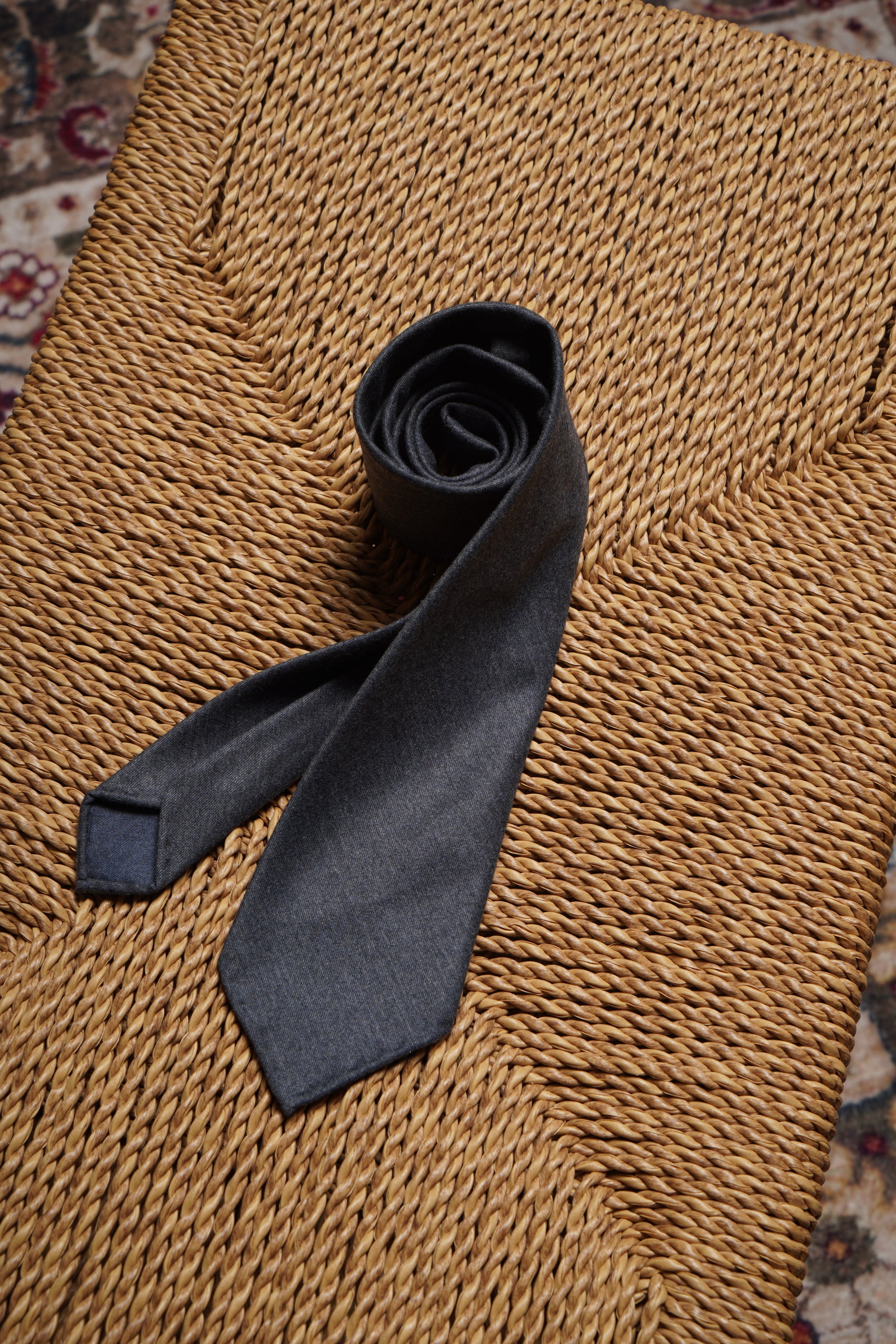 3-fold Handrolled Edge Tie #3