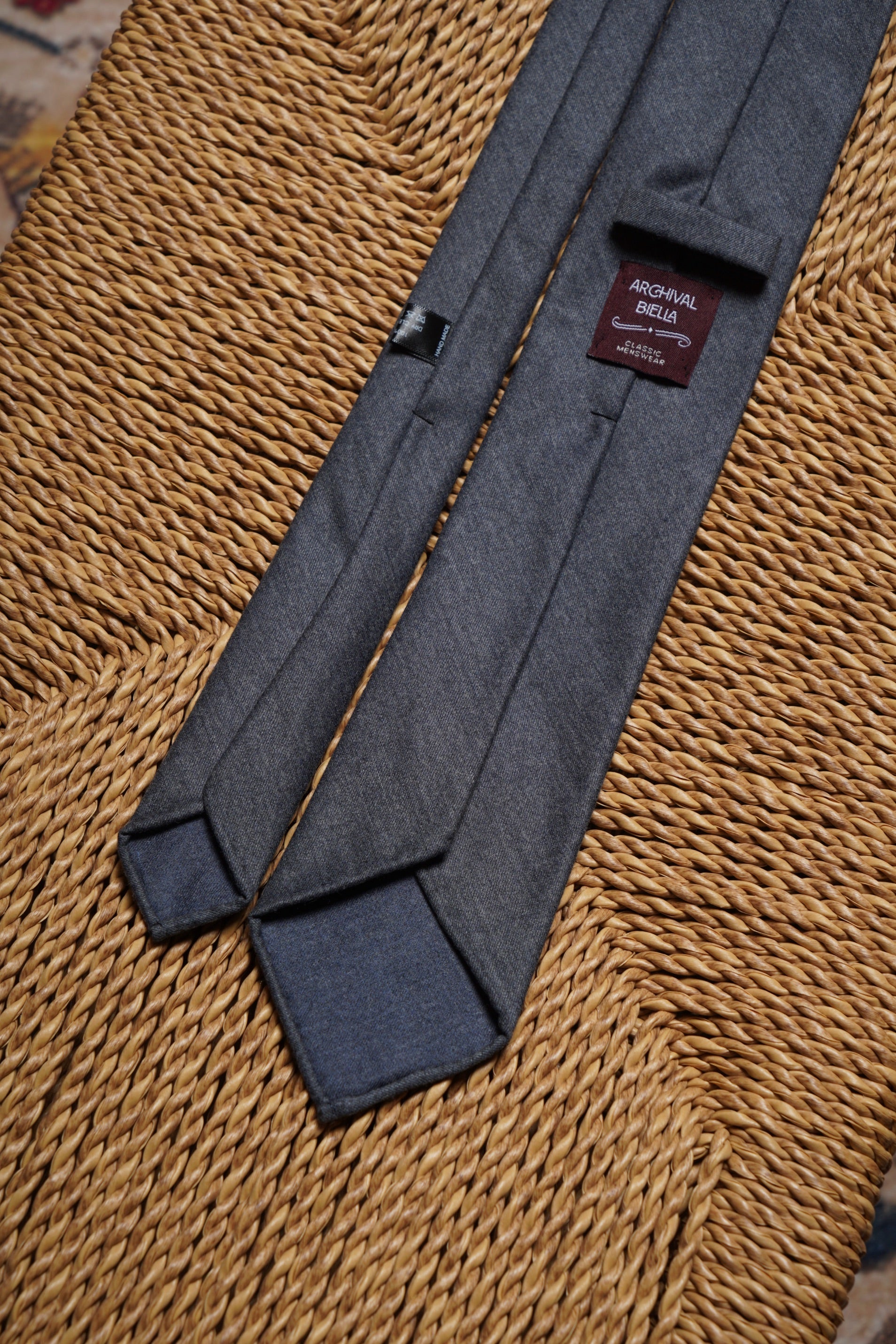 3-fold Handrolled Edge Tie #3