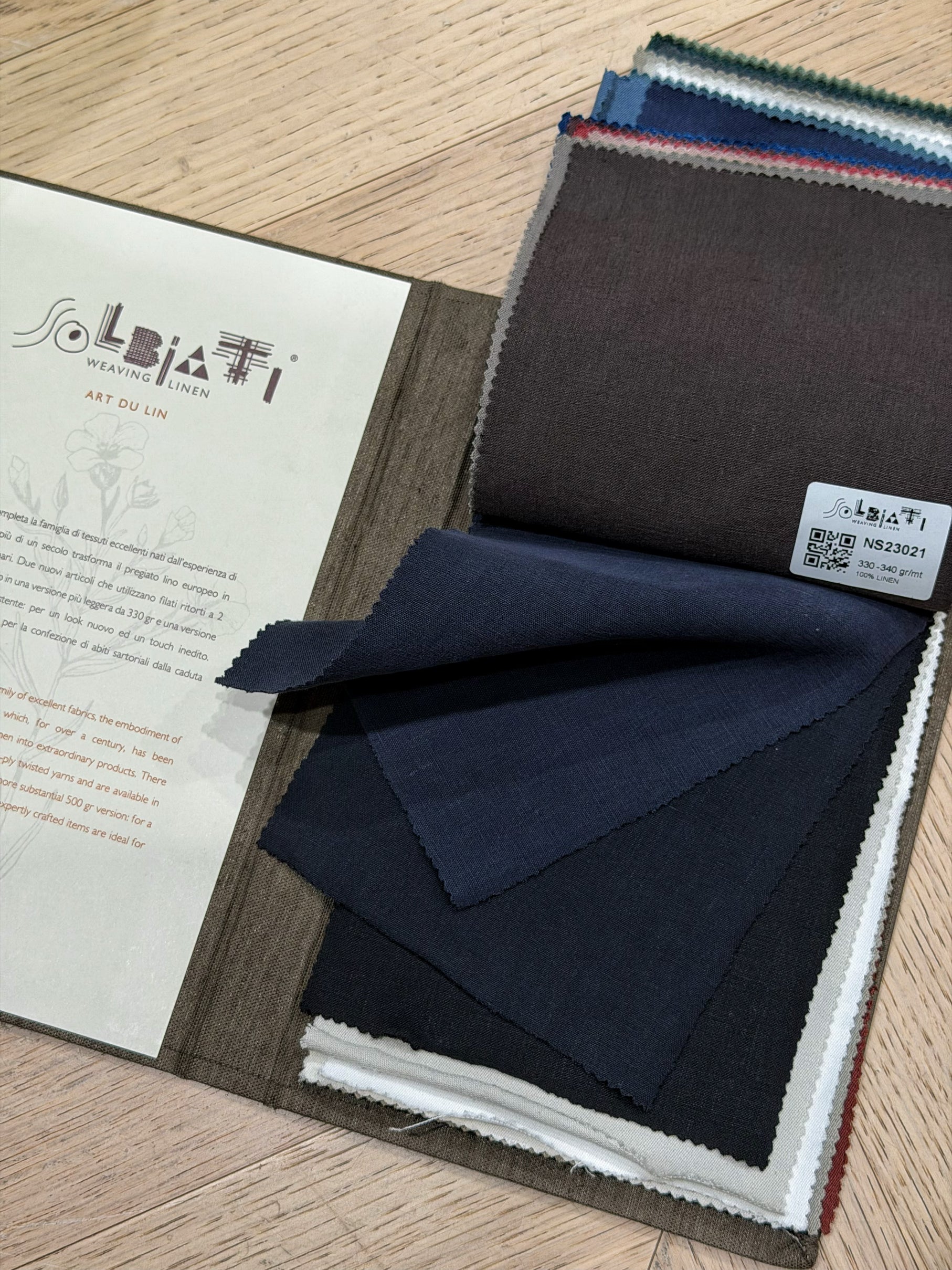 3-fold Handrolled Edge Tie #3
