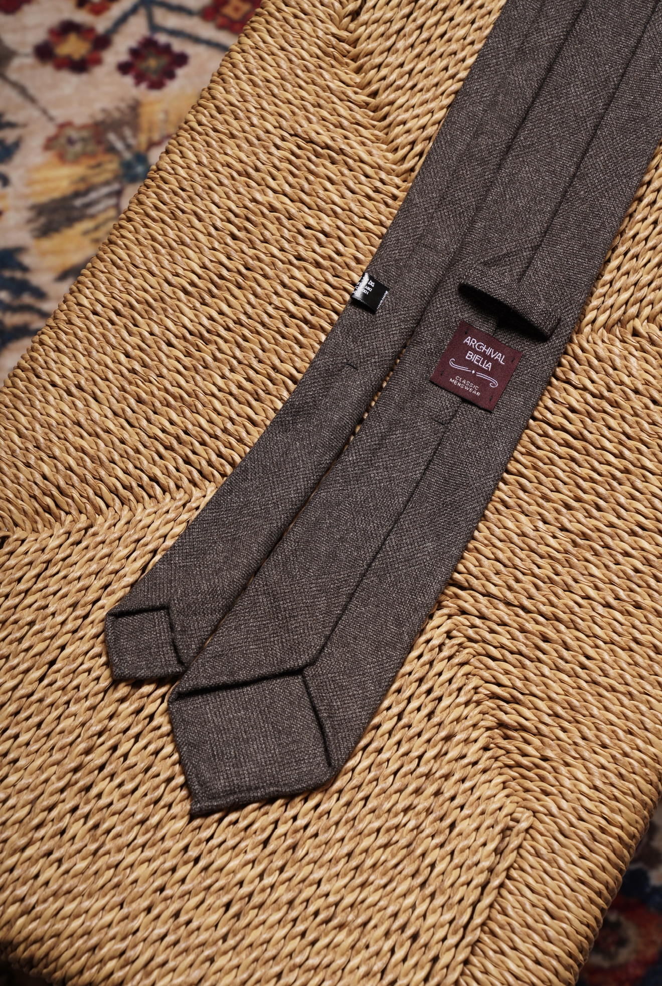 3-fold Handrolled Edge Tie #1