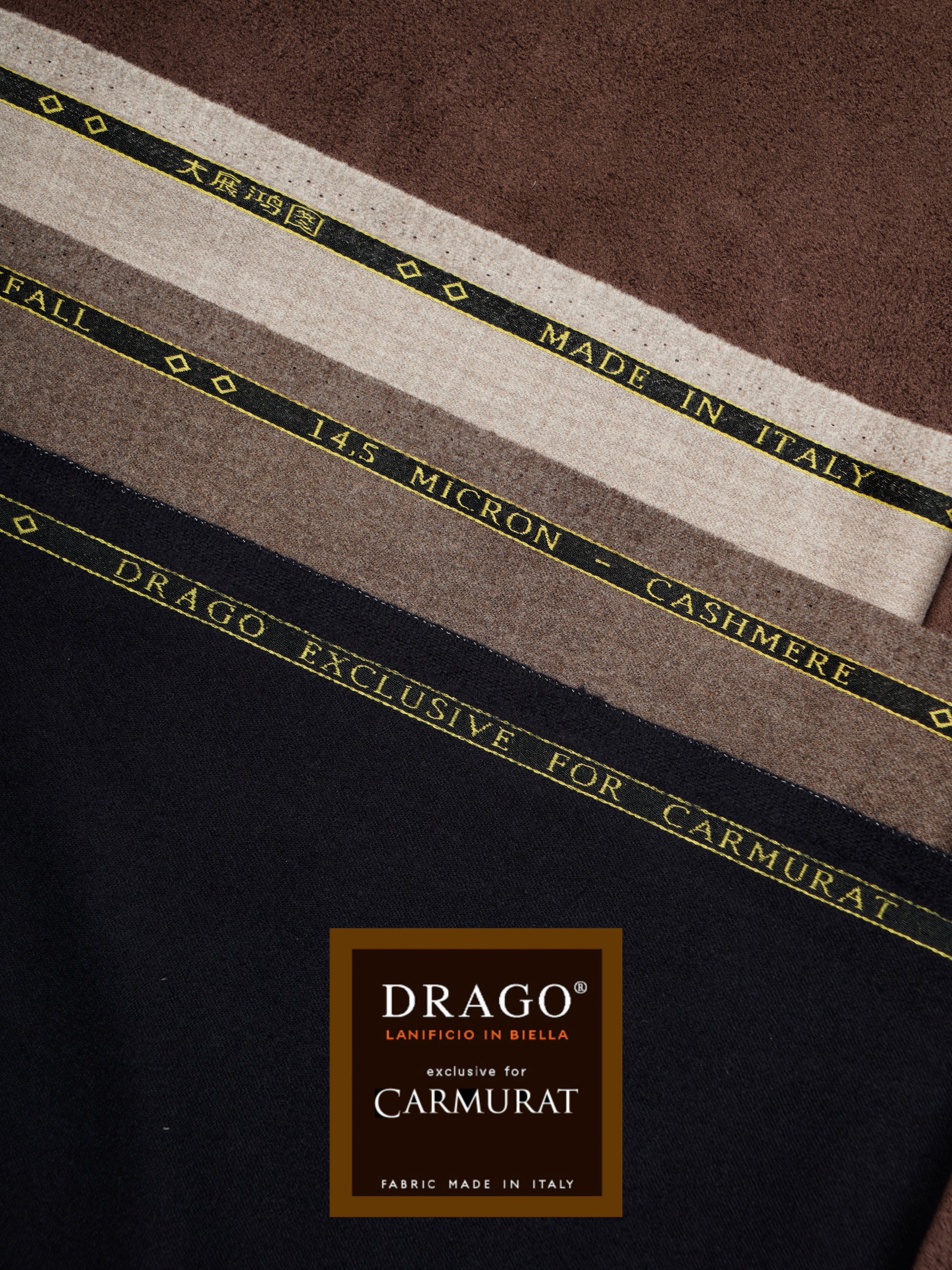 MTO Carmurat X Drago "Da Zhan Hong Tu" 180s Wool Cashmere Suit