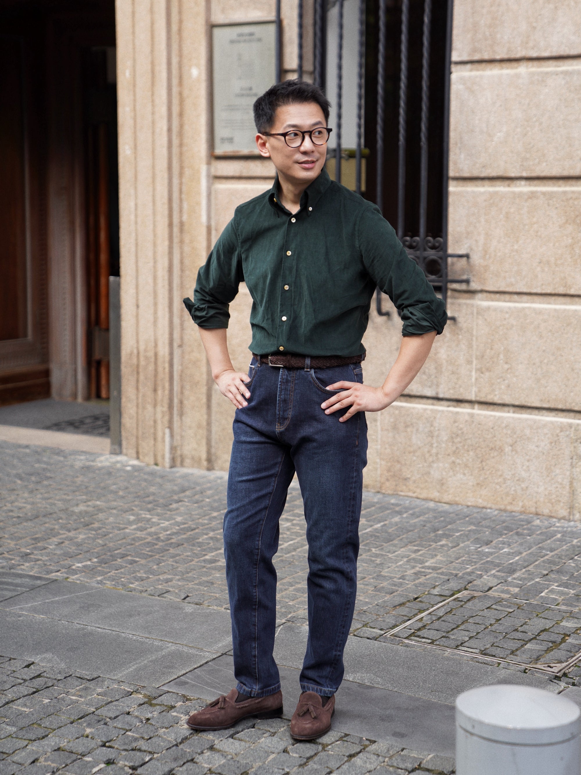 Classic Five Pockets Selvedge Denim Jeans