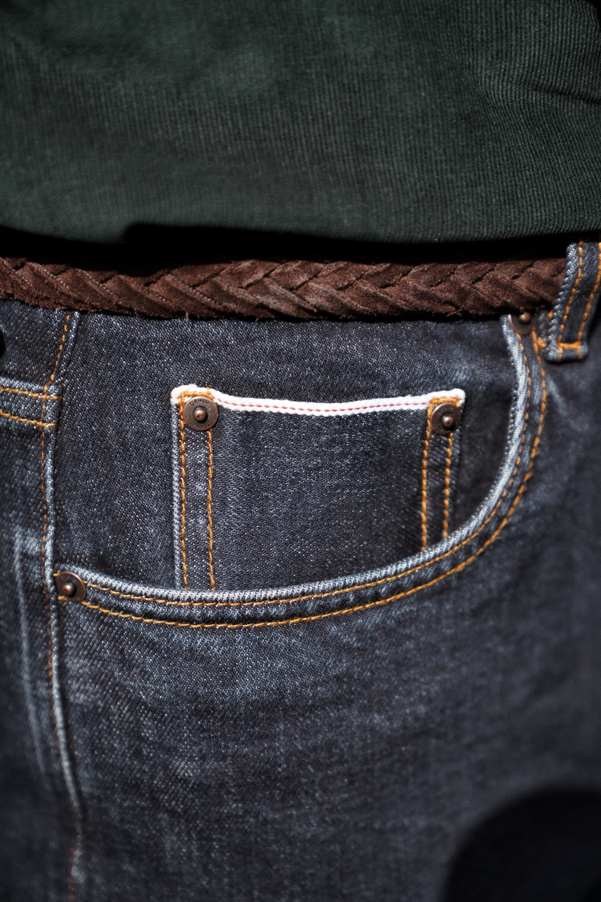 Classic Five Pockets Selvedge Denim Jeans