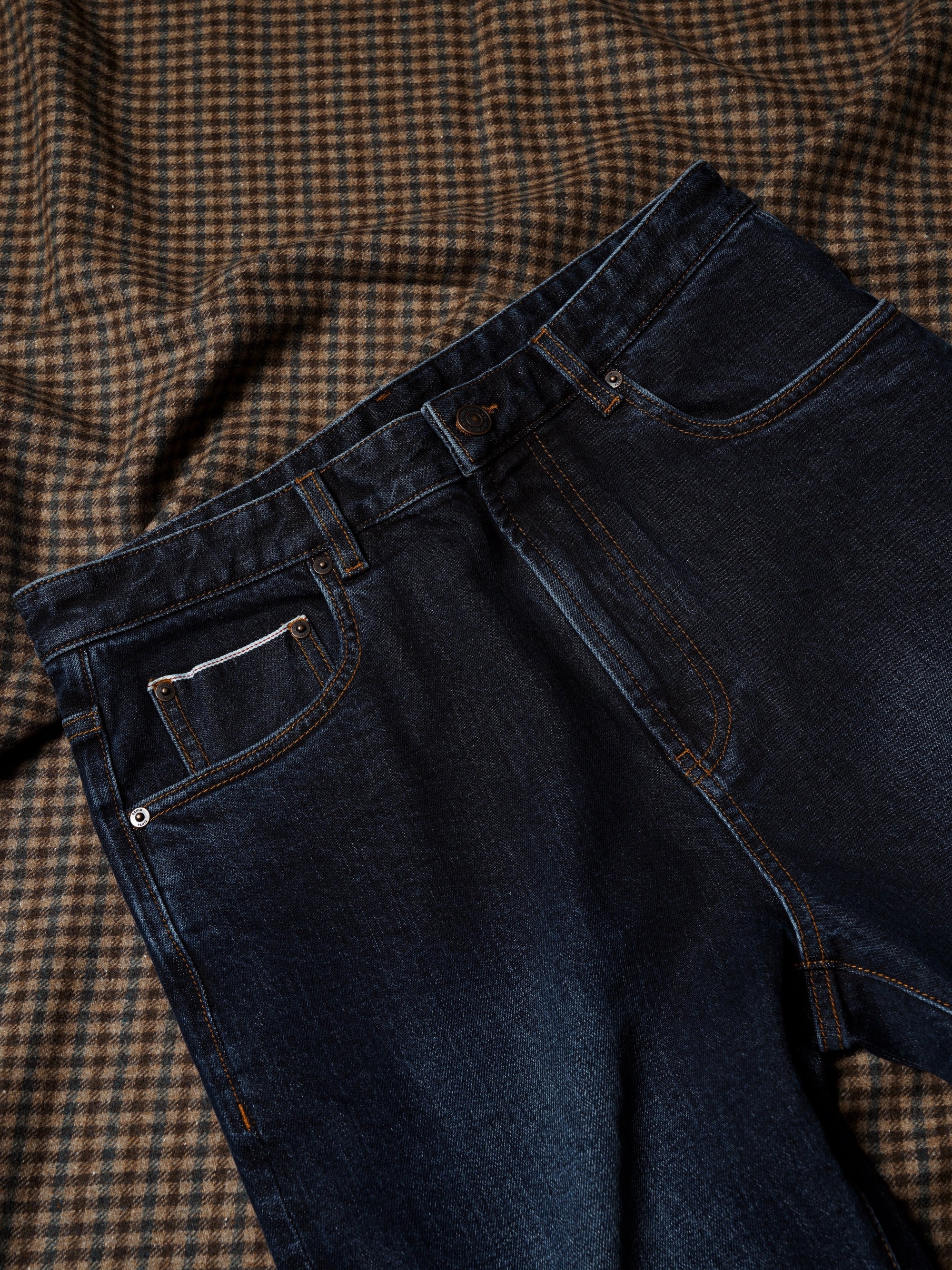Classic Five Pockets Selvedge Denim Jeans