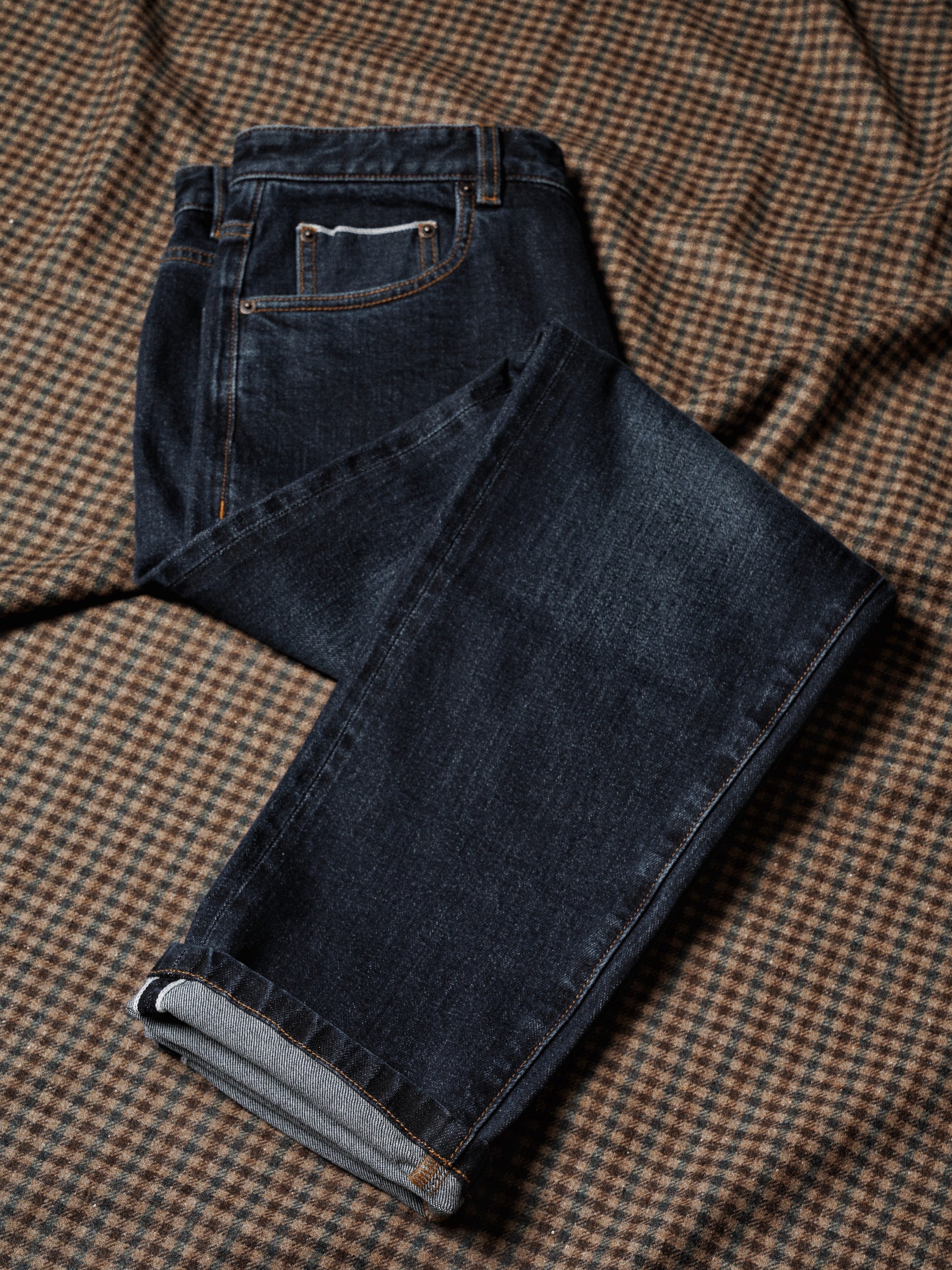 Classic Five Pockets Selvedge Denim Jeans