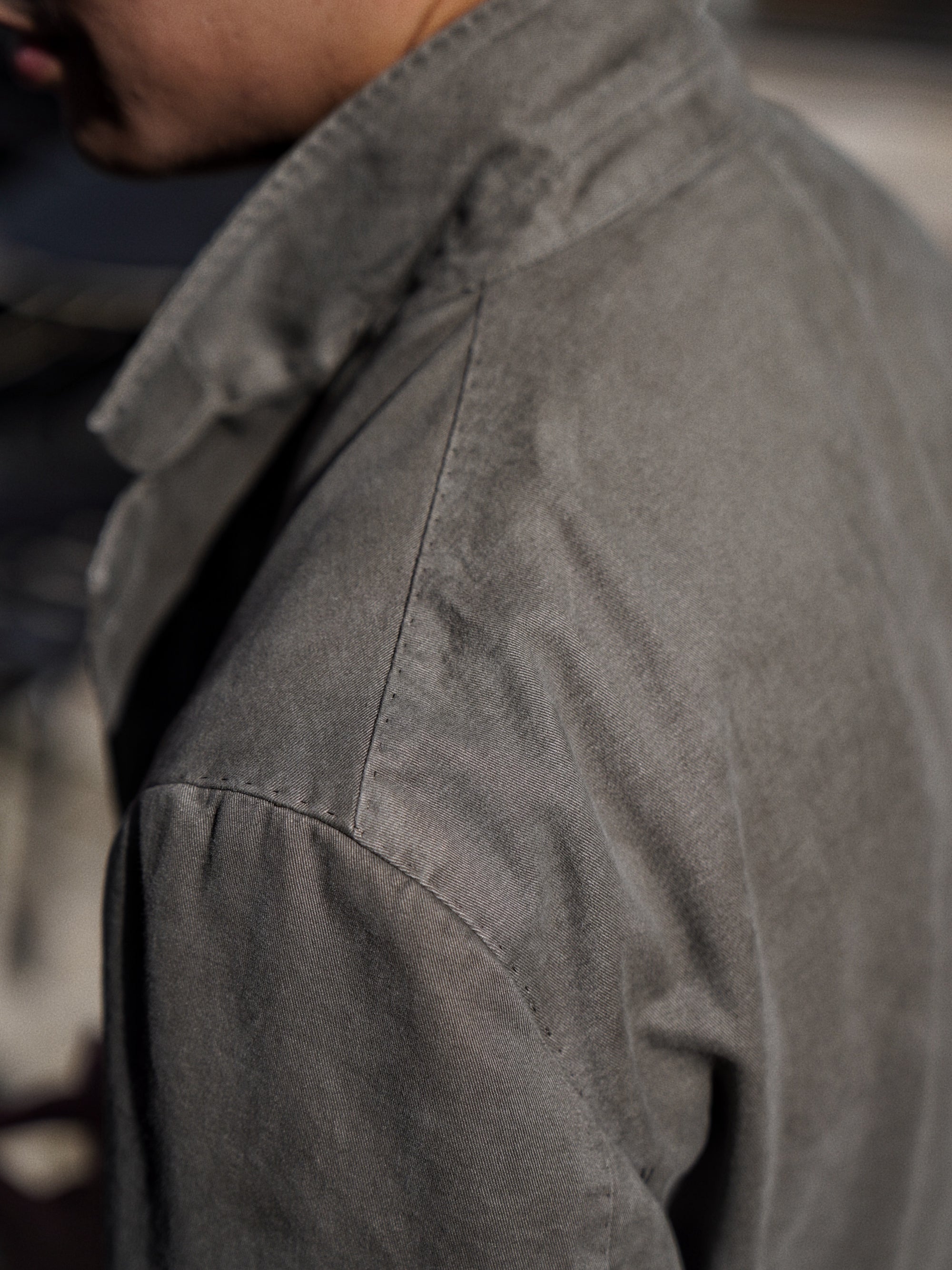 "Master Wash" Washed Cotton Unstructured Suit
