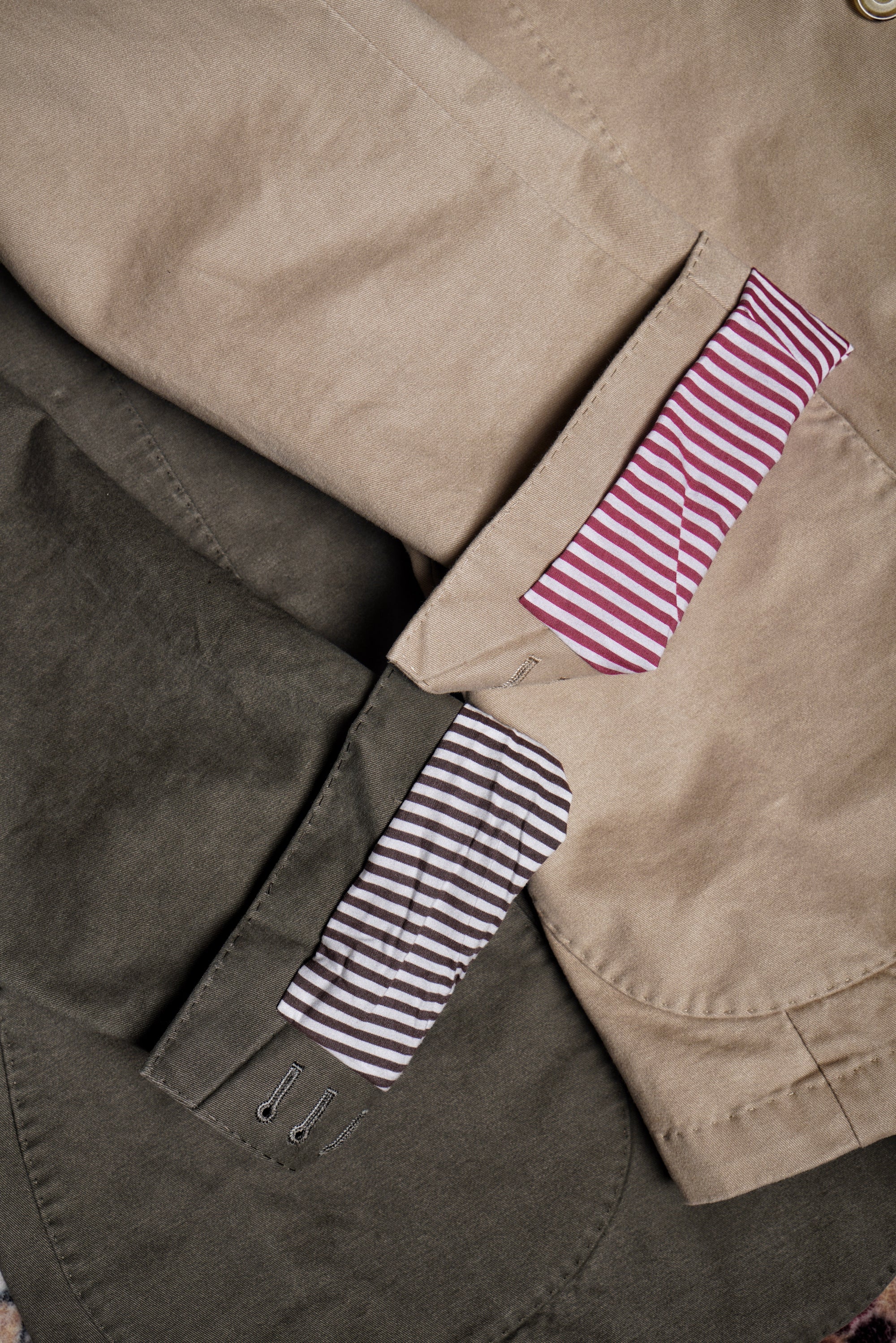 "Master Wash" Washed Cotton Unstructured Suit