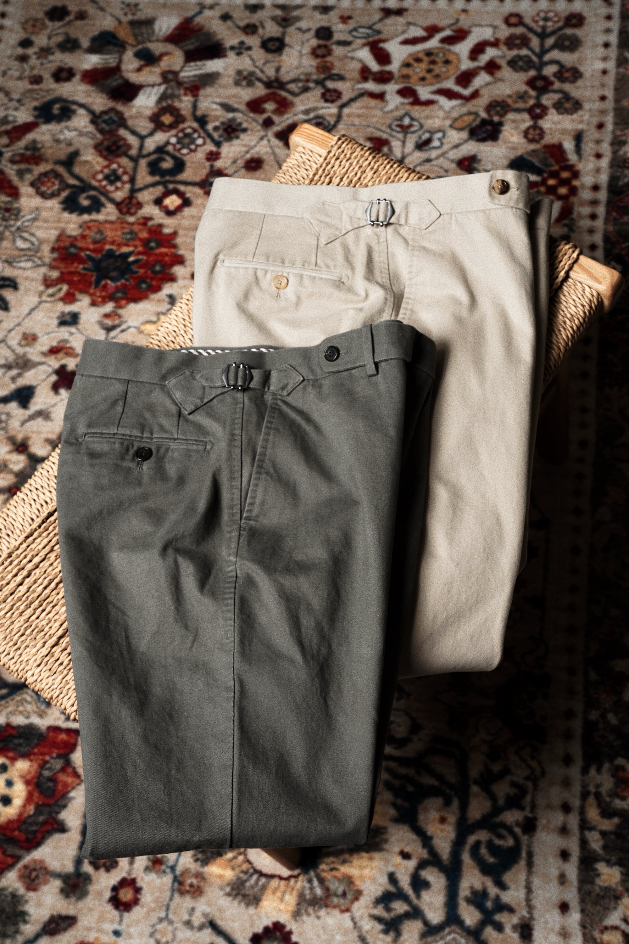 "Master Wash" Washed Cotton Unstructured Suit