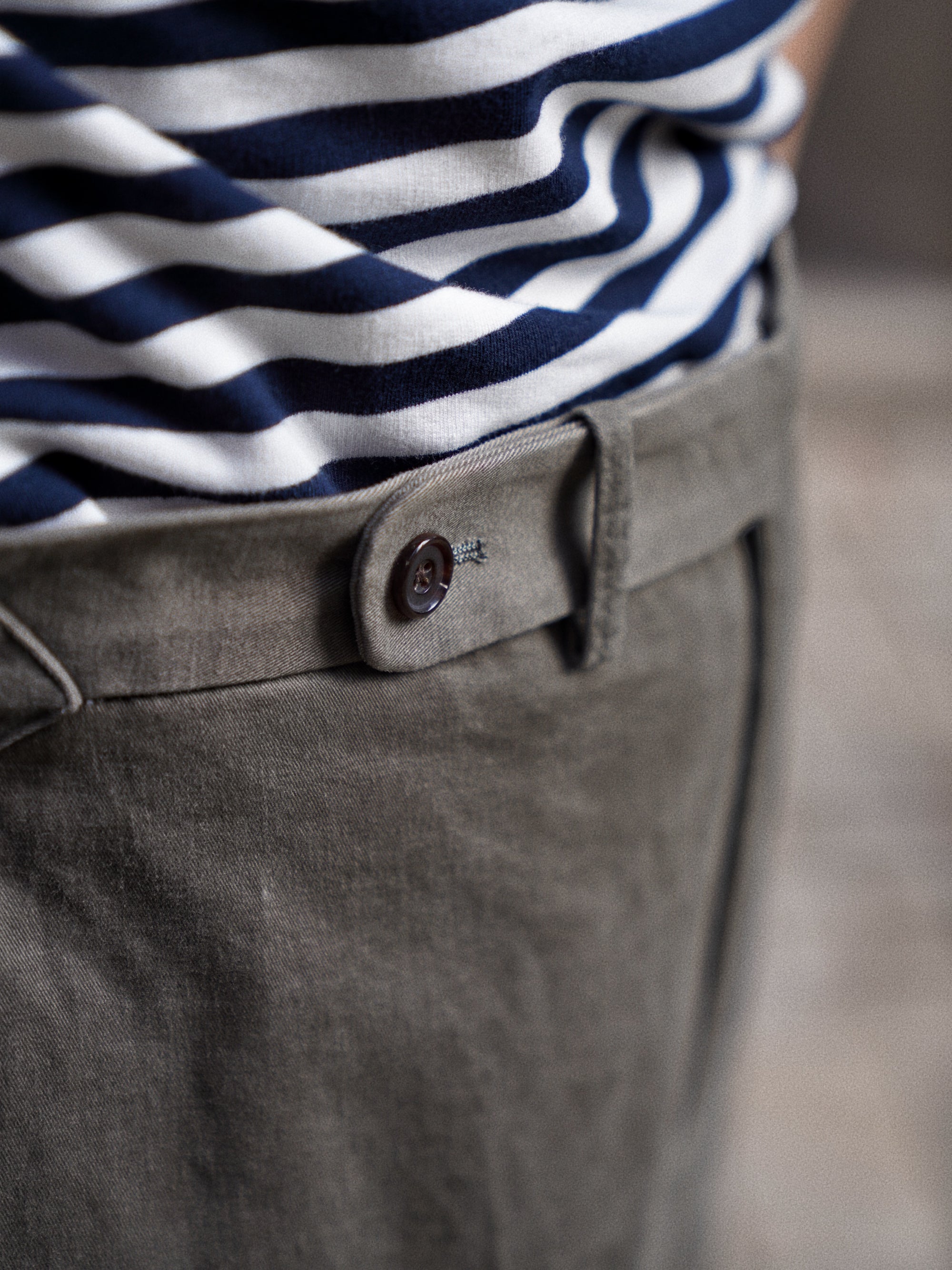 "Master Wash" Washed Cotton Unstructured Suit
