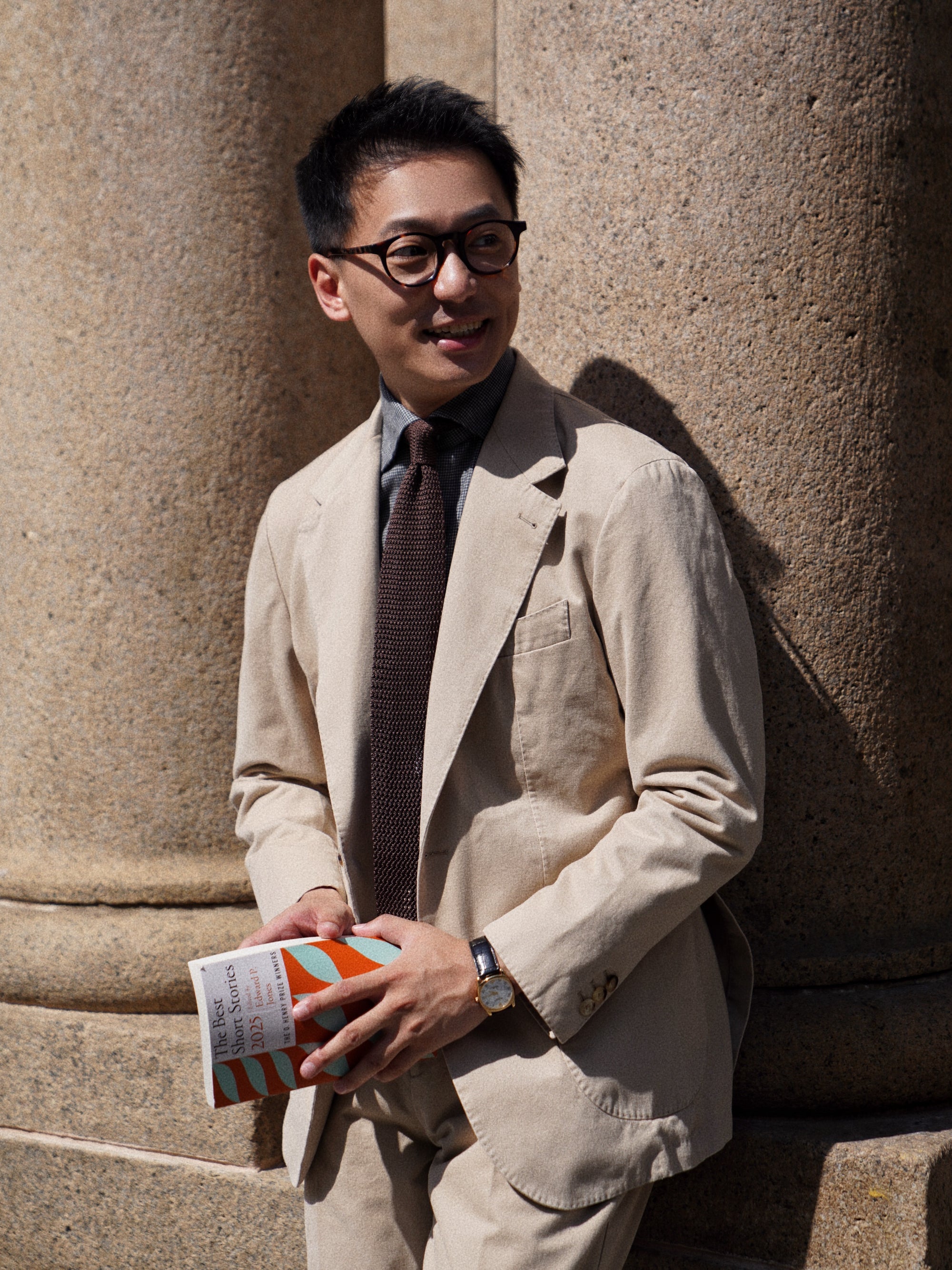 "Master Wash" Washed Cotton Unstructured Suit