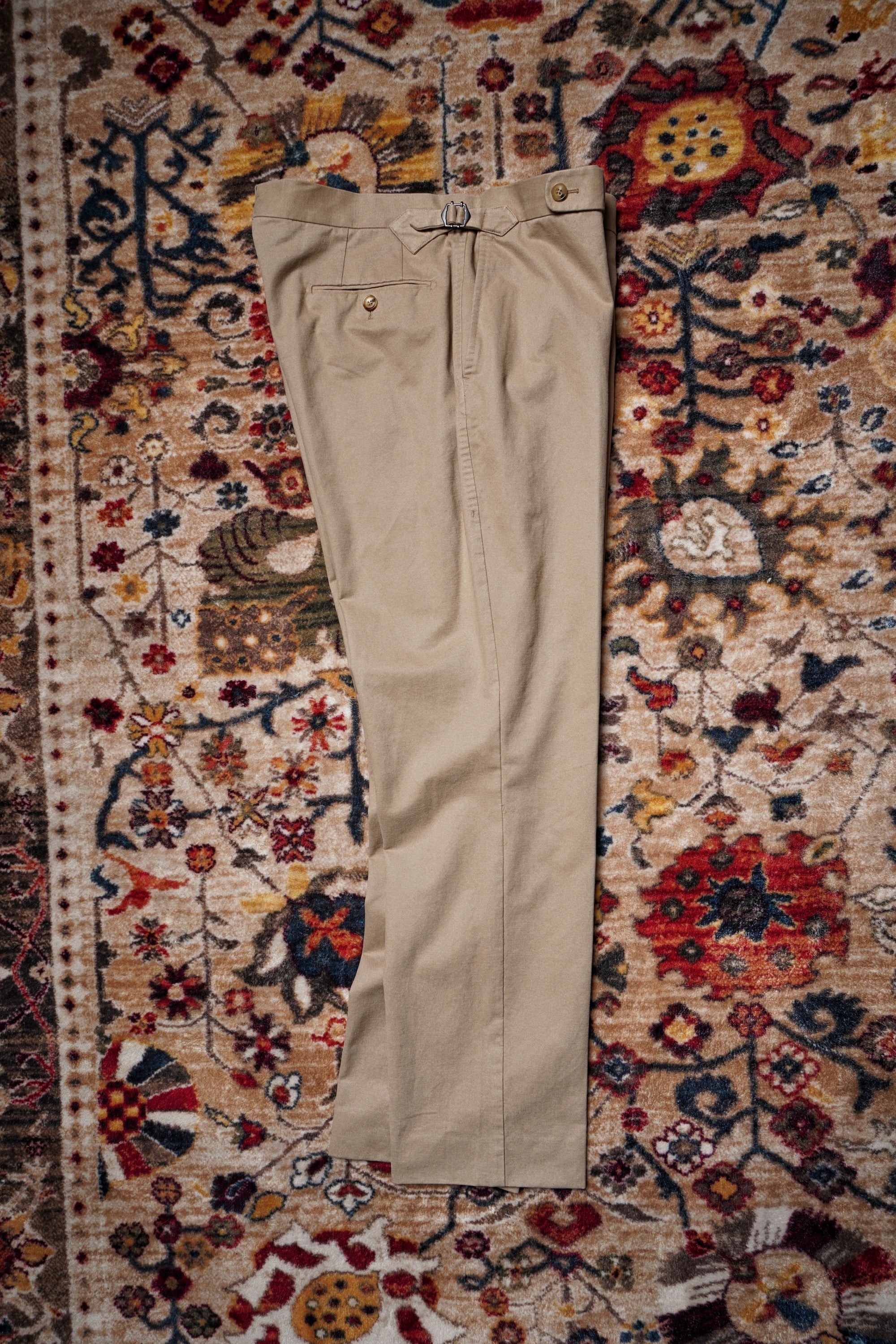 "Master Wash" Washed Cotton Trousers