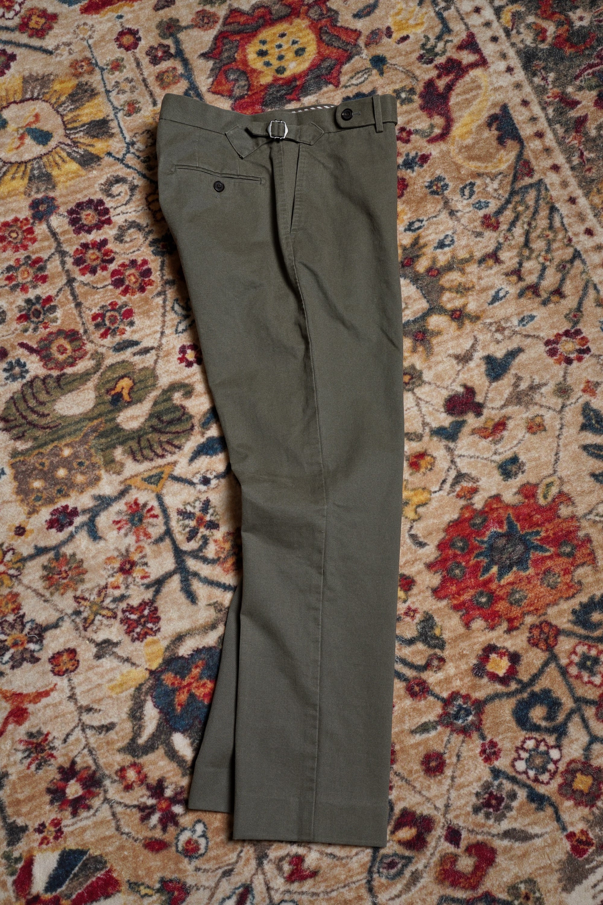 "Master Wash" Washed Cotton Trousers