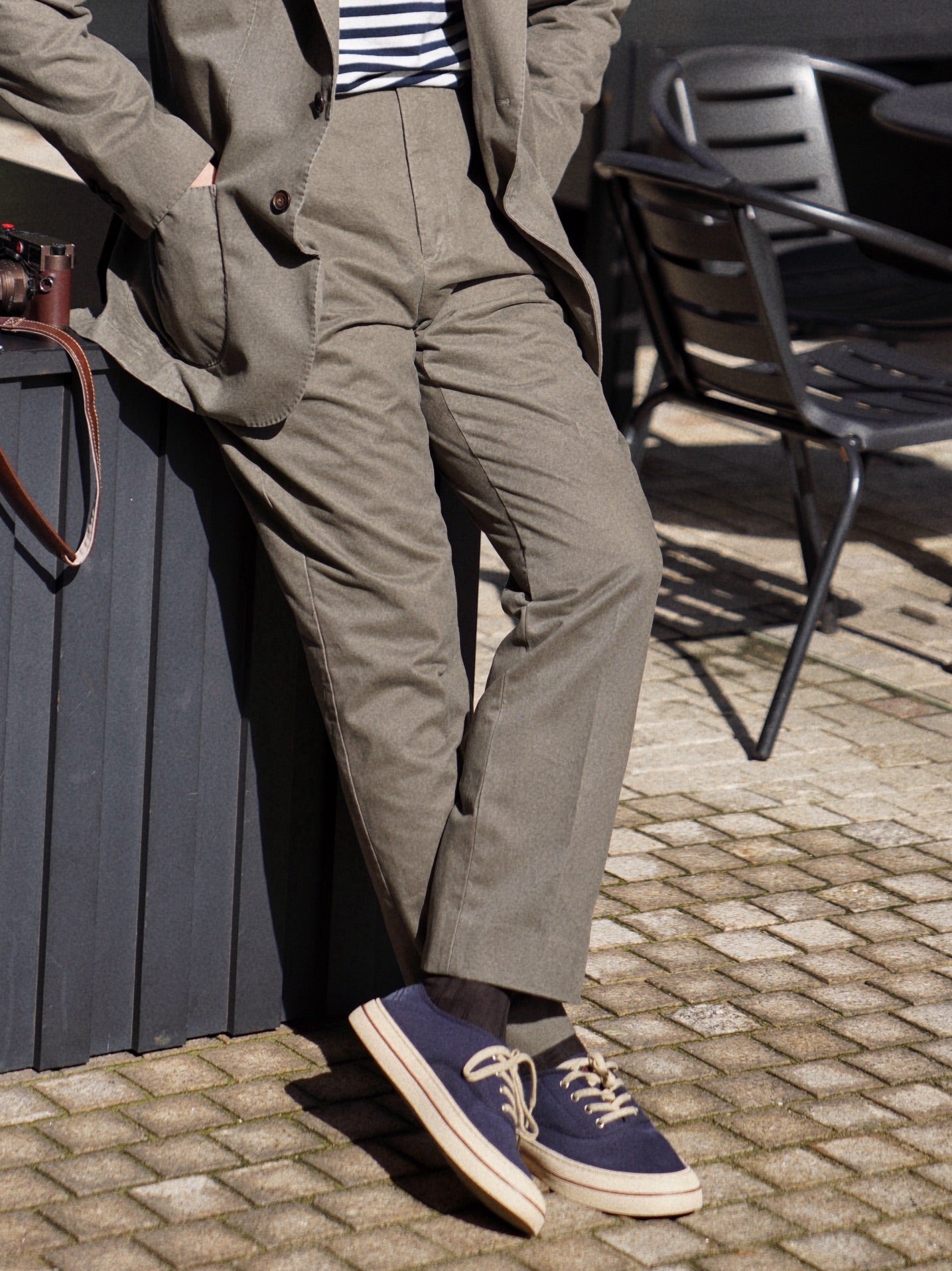 "Master Wash" Washed Cotton Trousers