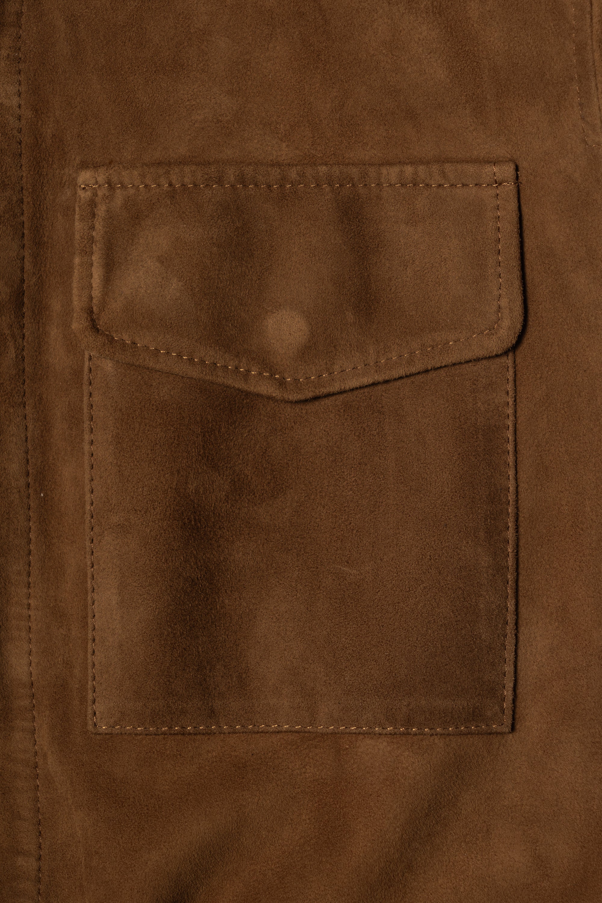 Tobacco Sheepskin Suede M65 Jacket