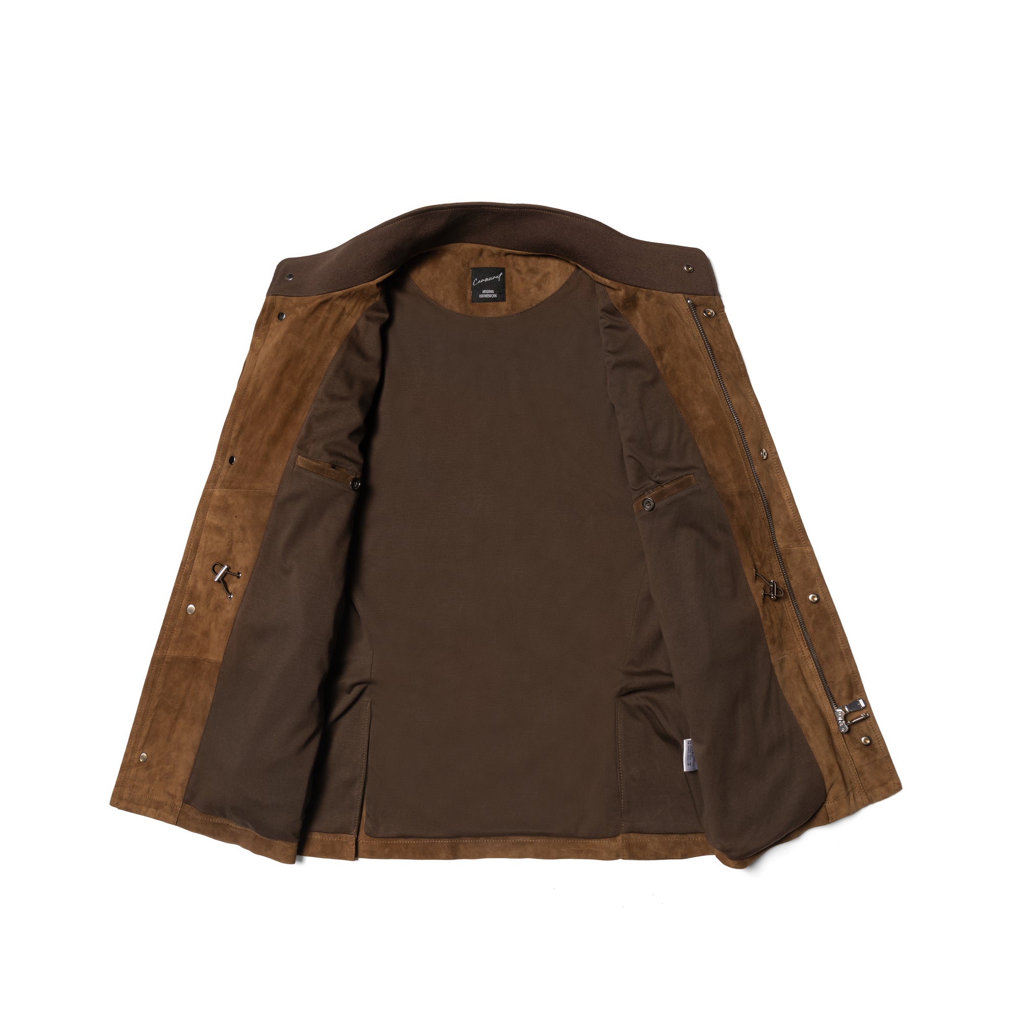 Tobacco Sheepskin Suede M65 Jacket