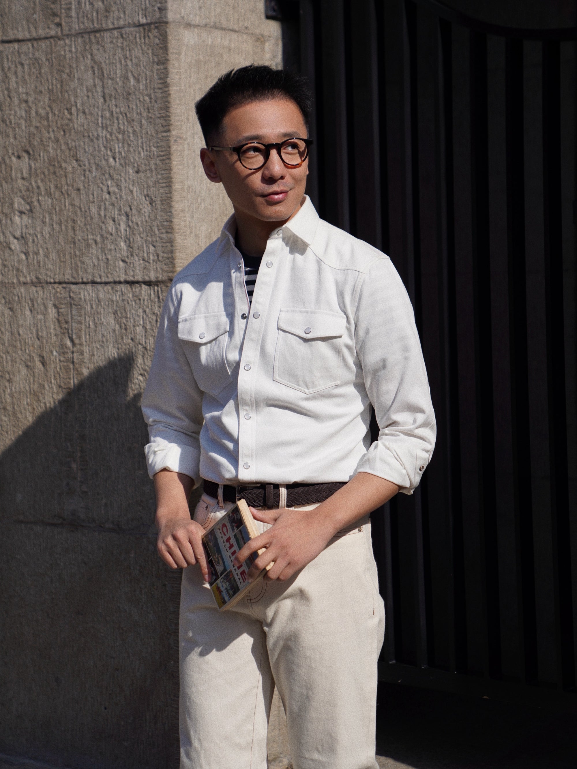 Heavy Washed Denim Shirt