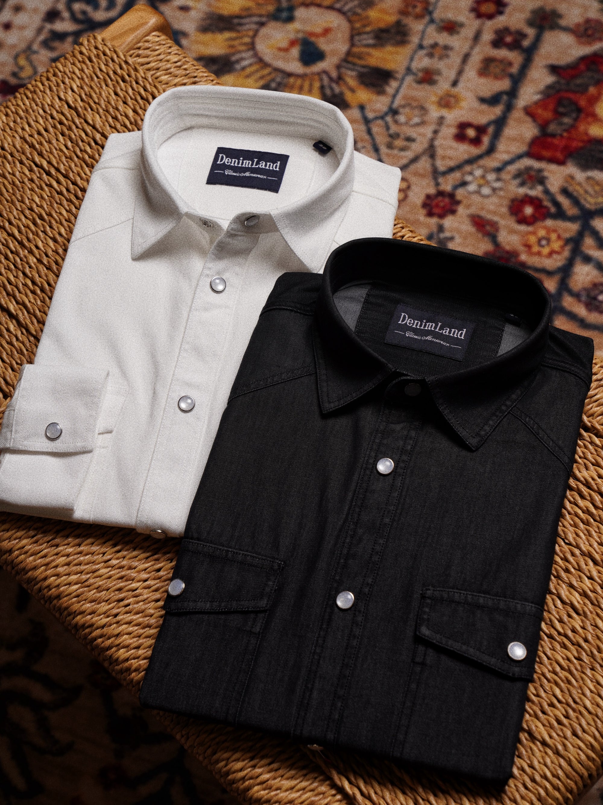 Heavy Washed Denim Shirt