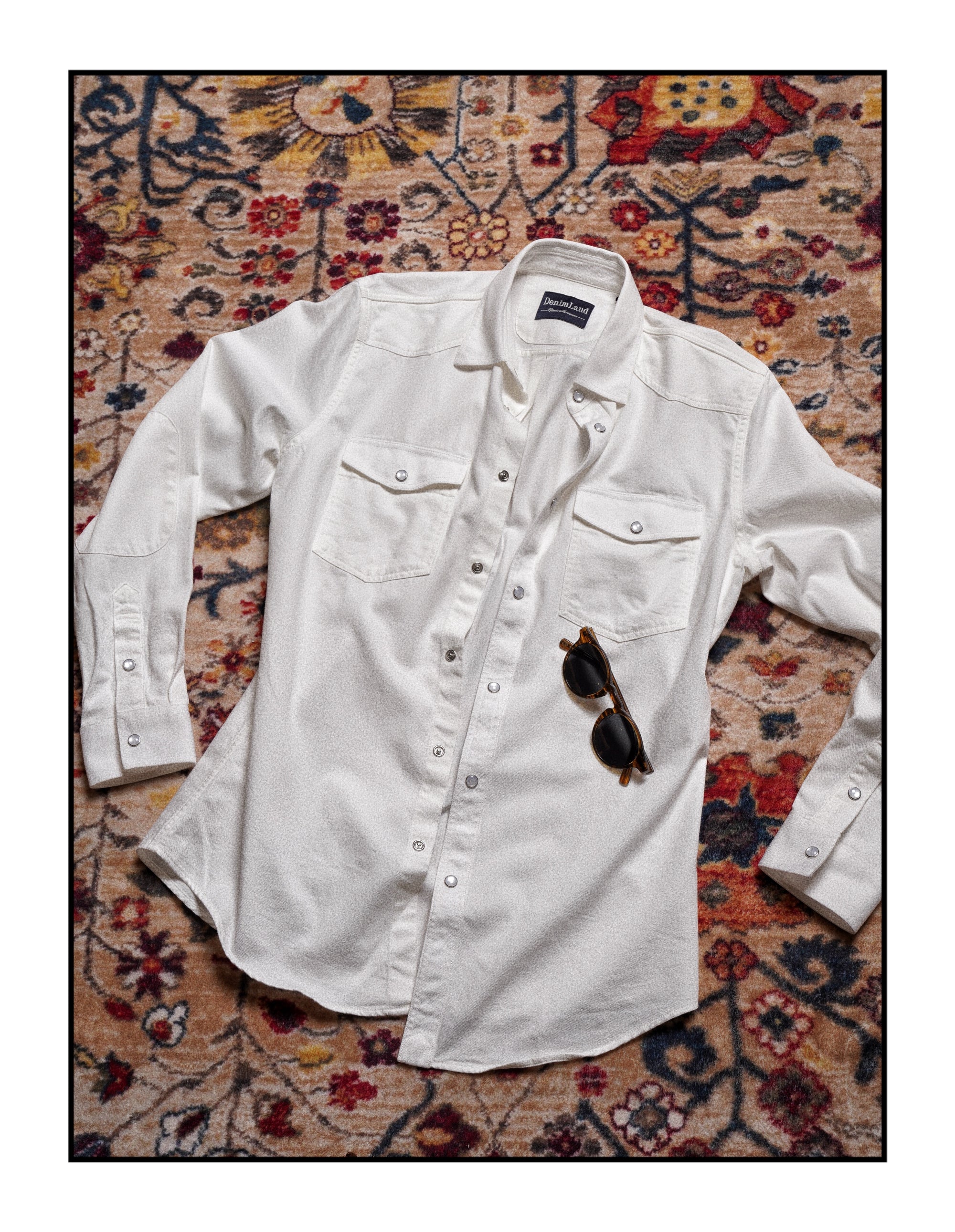 Heavy Washed Denim Shirt