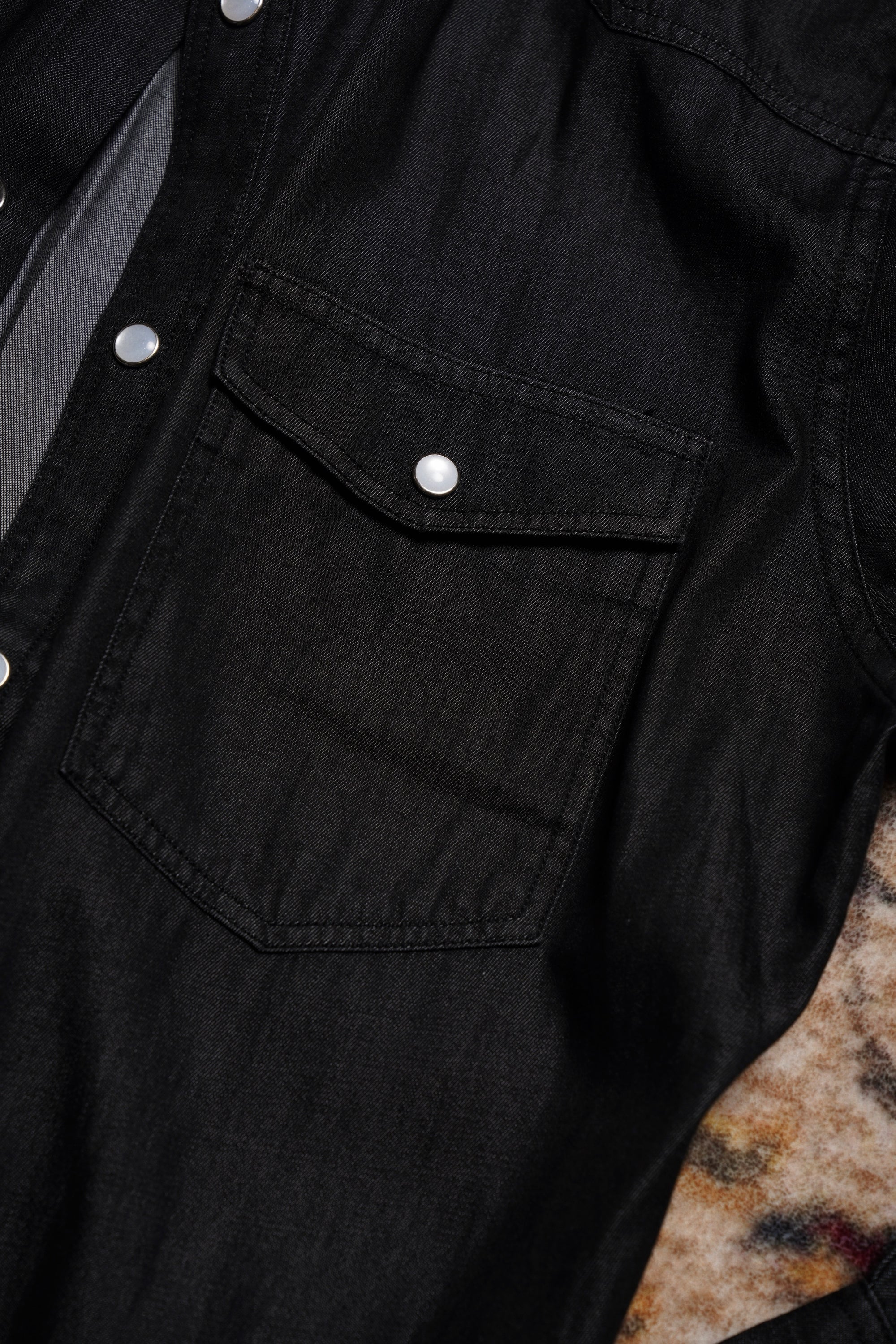 Heavy Washed Denim Shirt
