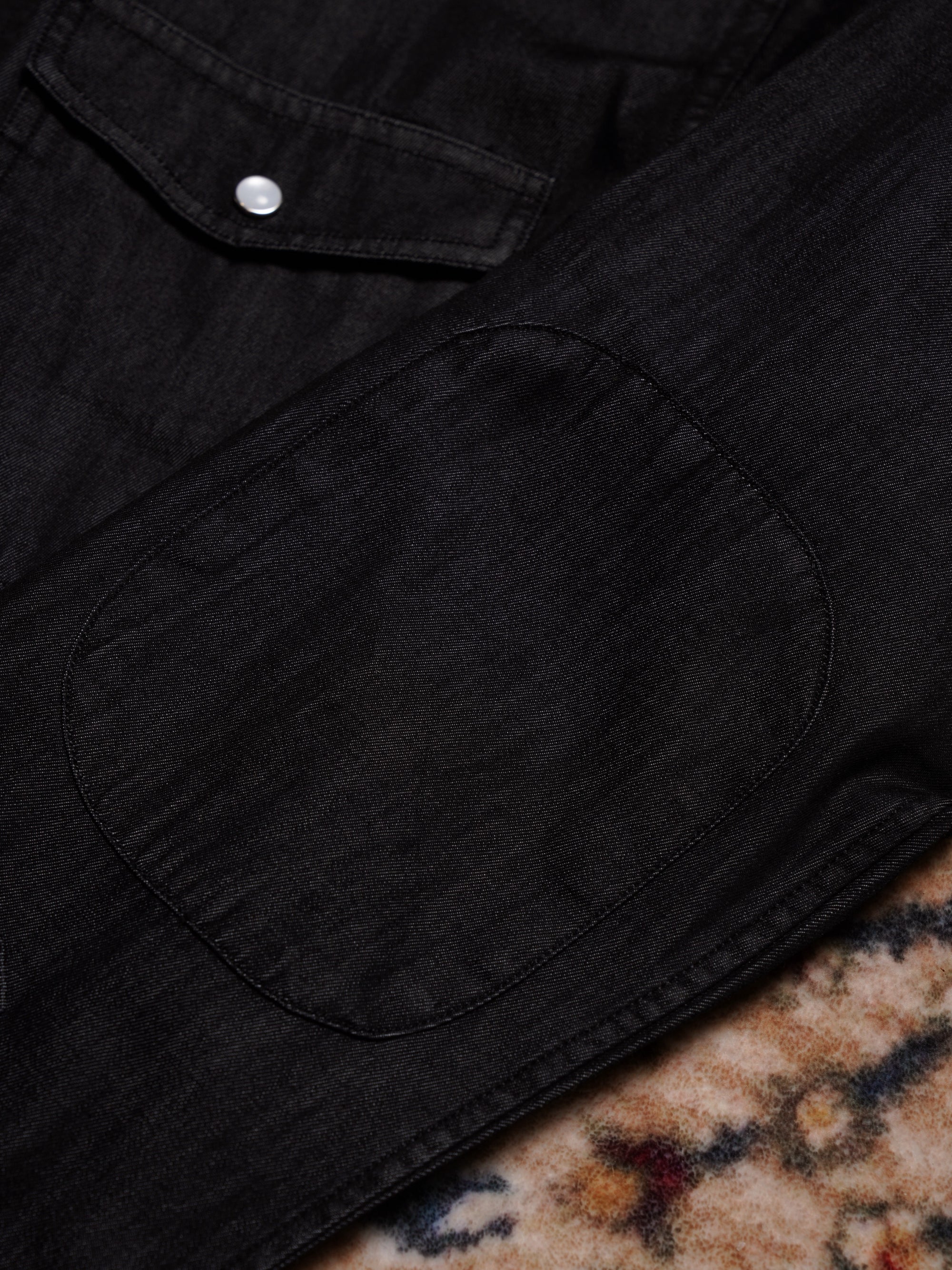 Heavy Washed Denim Shirt