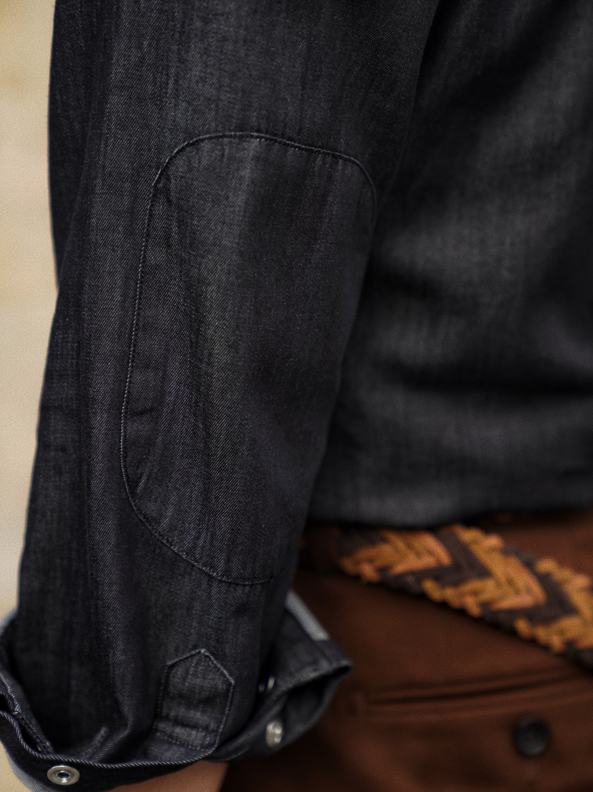 Heavy Washed Denim Shirt