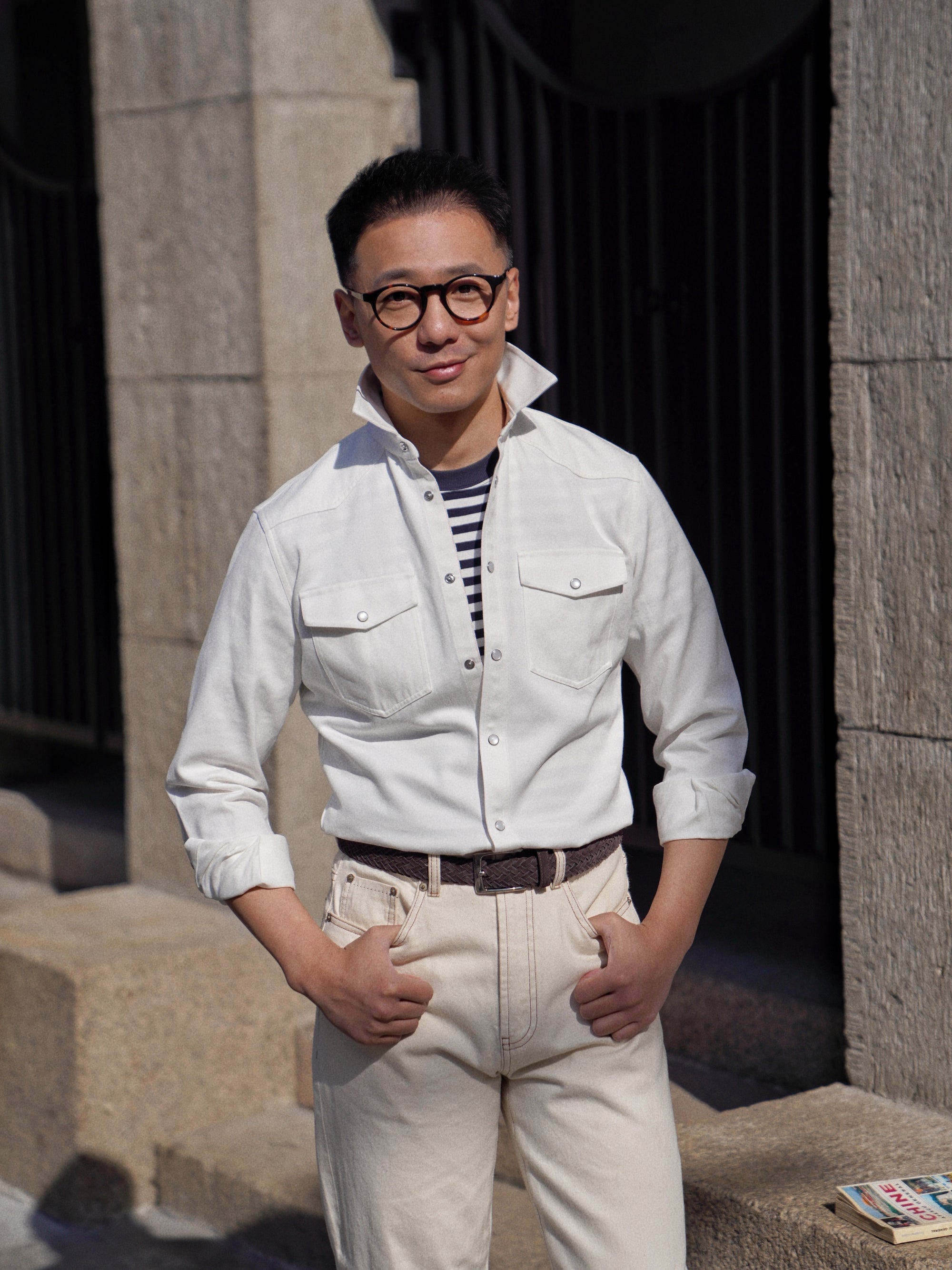 Heavy Washed Denim Shirt