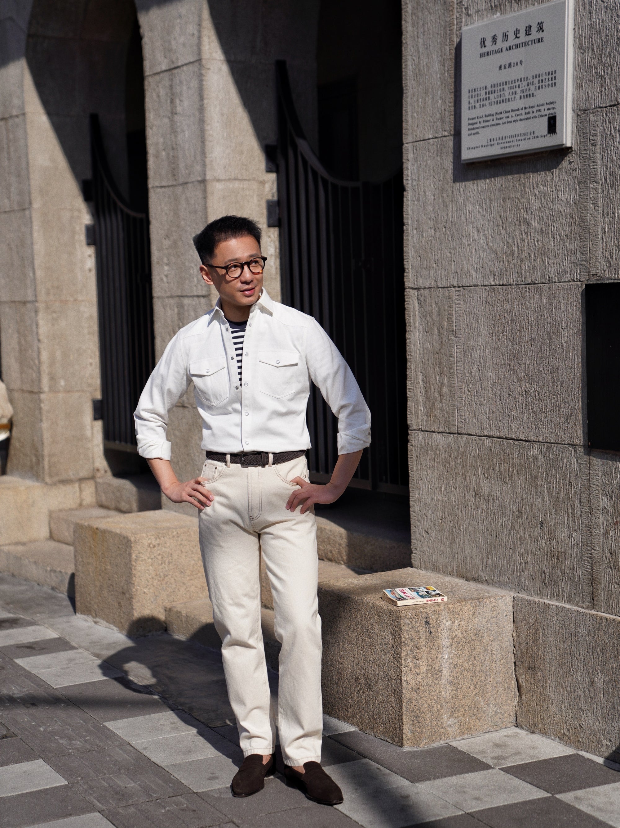 Heavy Washed Denim Shirt