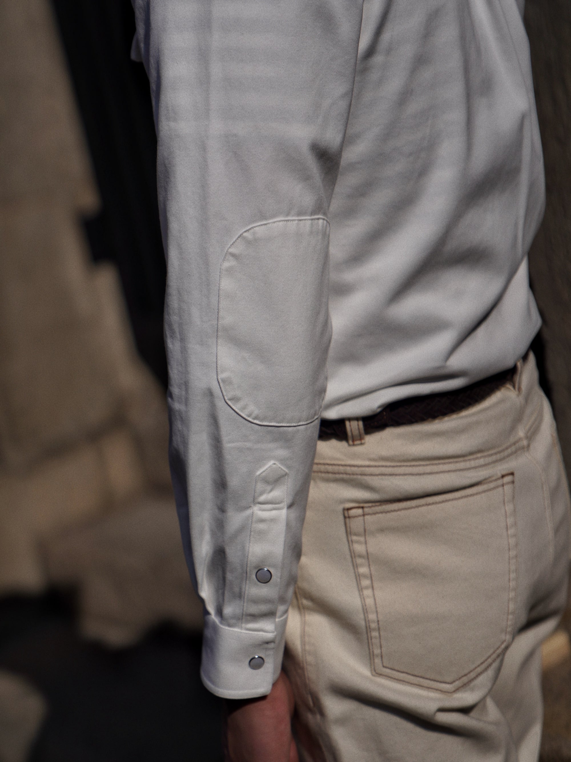 Heavy Washed Denim Shirt