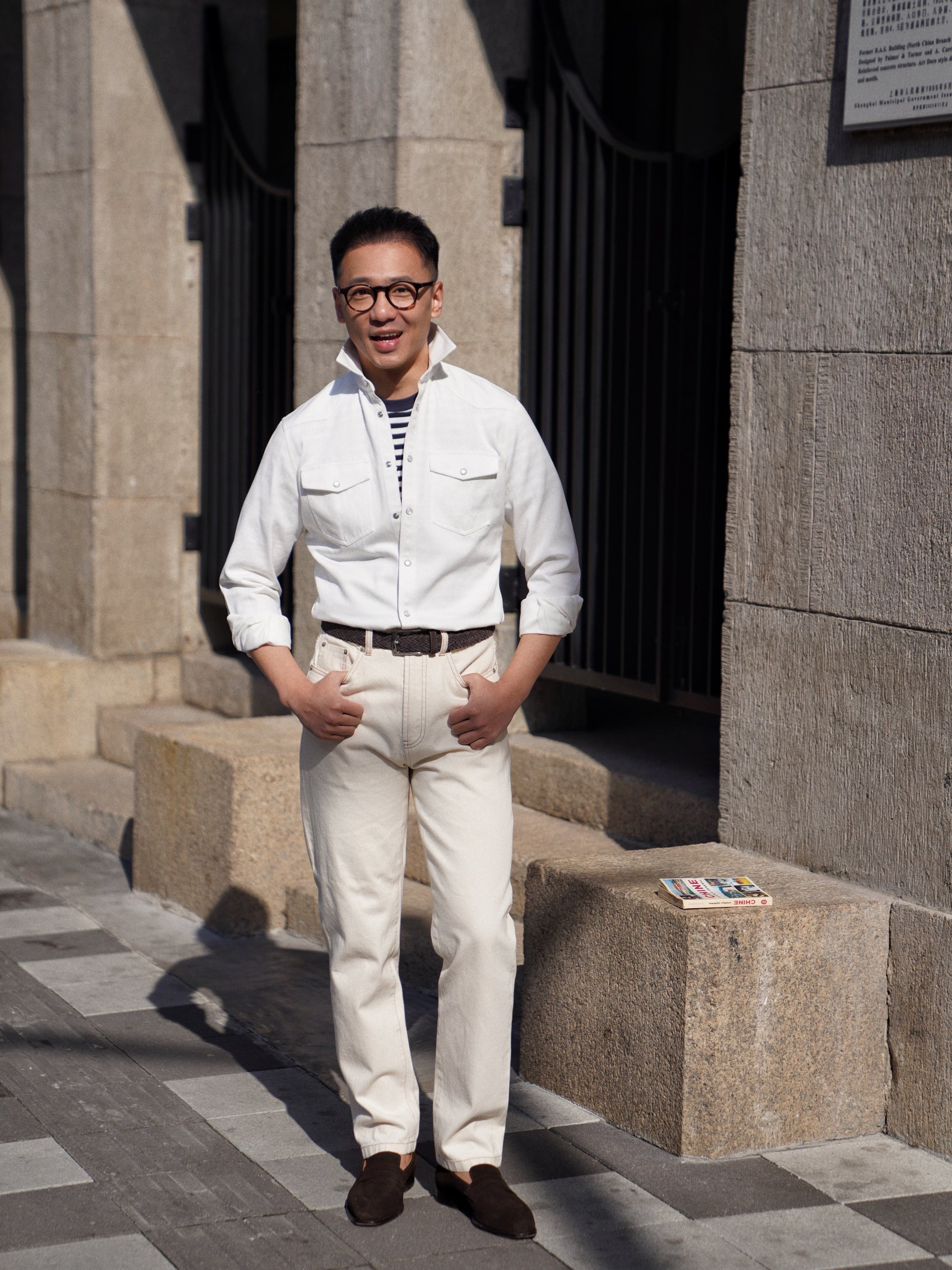 Heavy Washed Denim Shirt