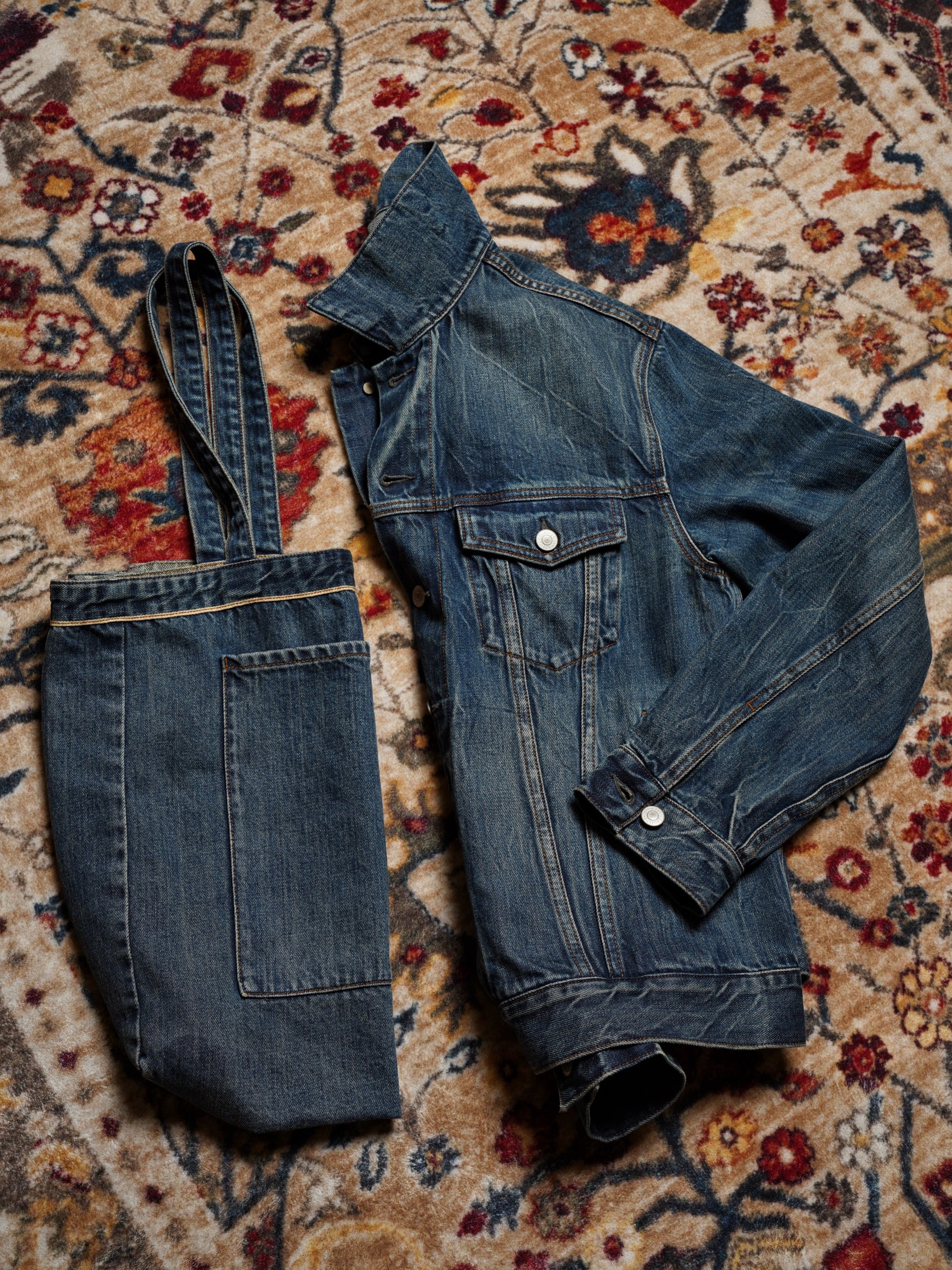 "Master Wash" Denim Blouson Jacket