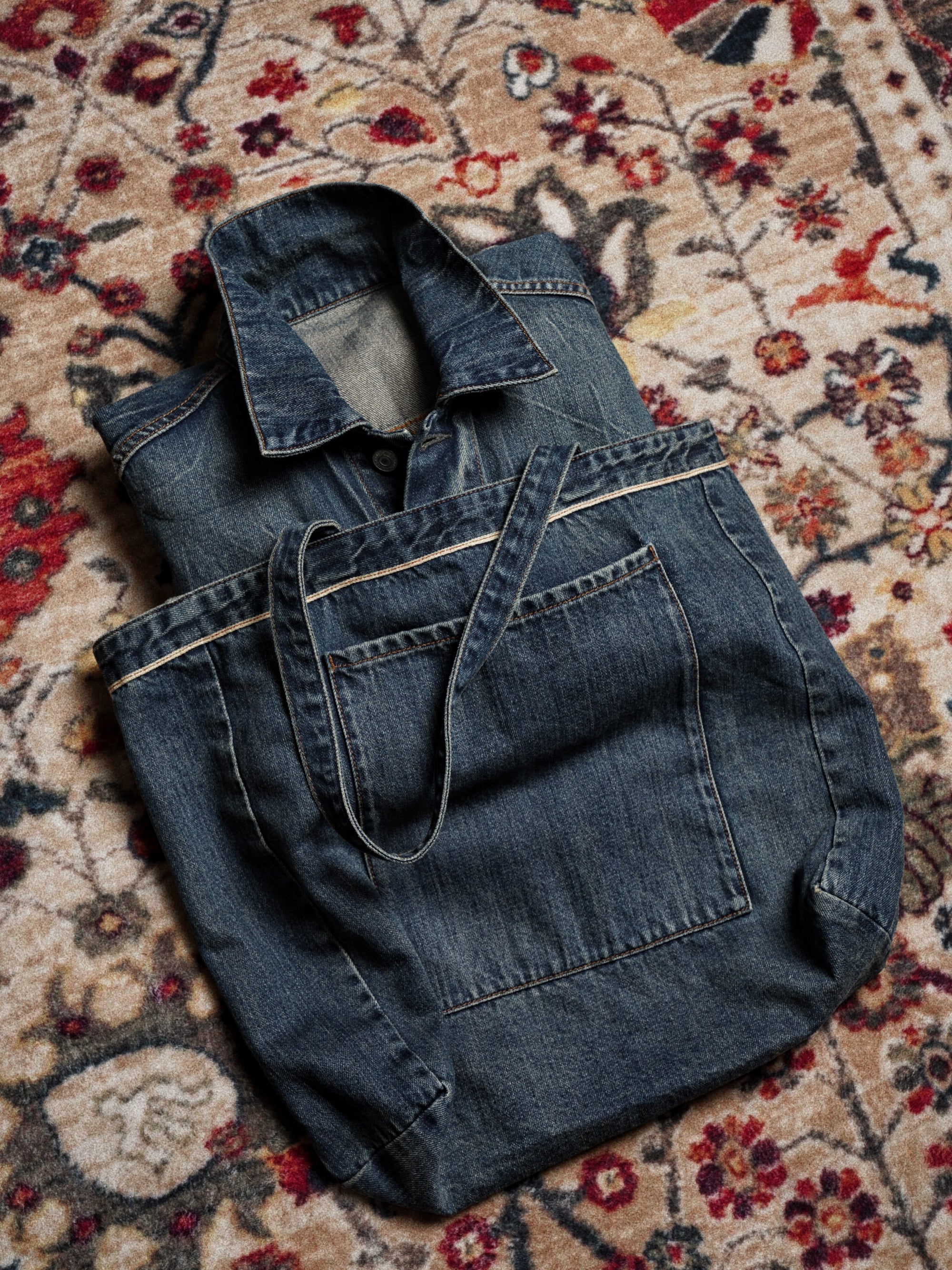 "Master Wash" Denim Blouson Jacket