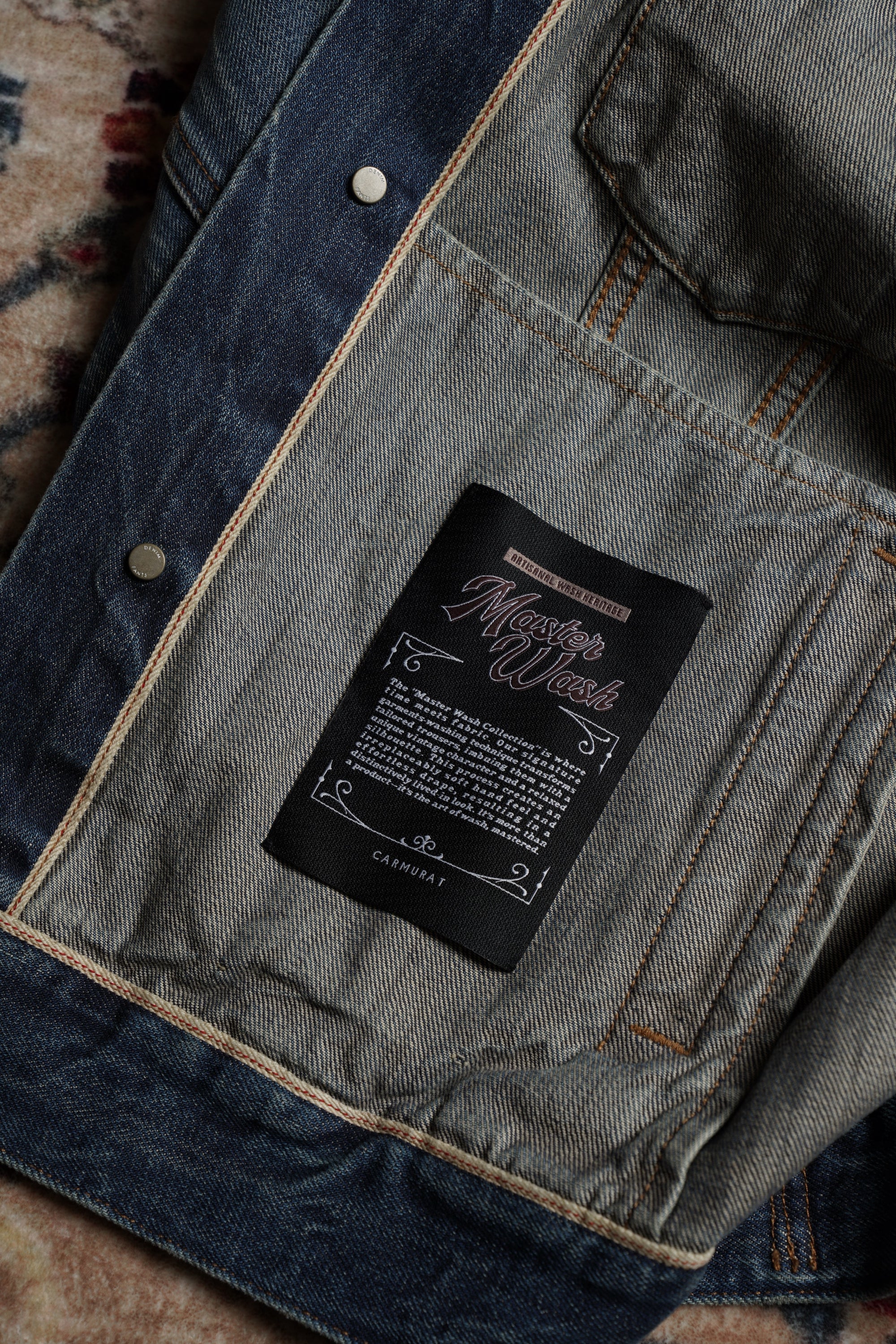 "Master Wash" Denim Blouson Jacket